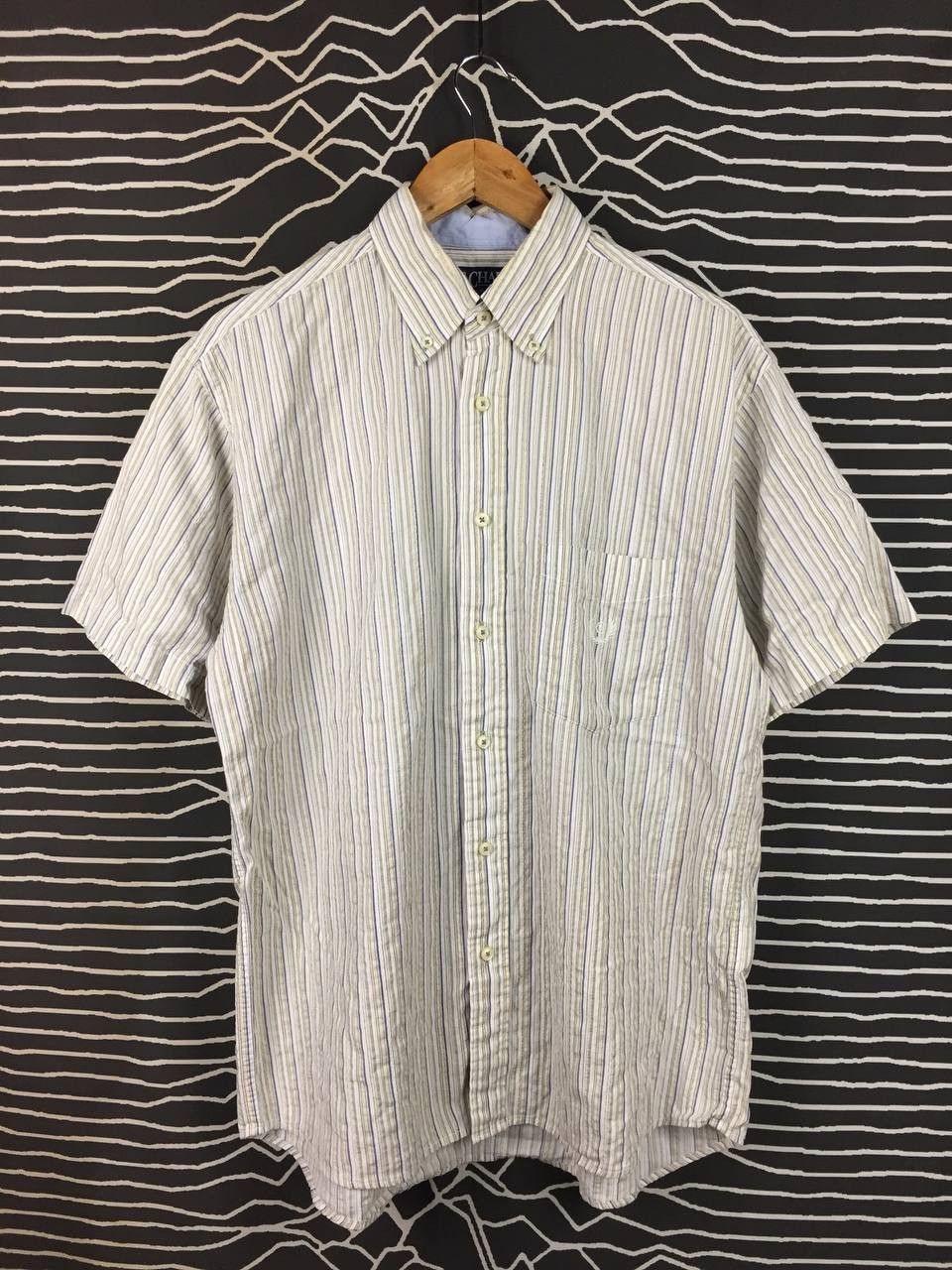 Chaps Ralph Lauren Vtg Chaps Ralph Lauren Striped Button Down Shirt Size US L / EU 52-54 / 3 - 1 Thumbnail
