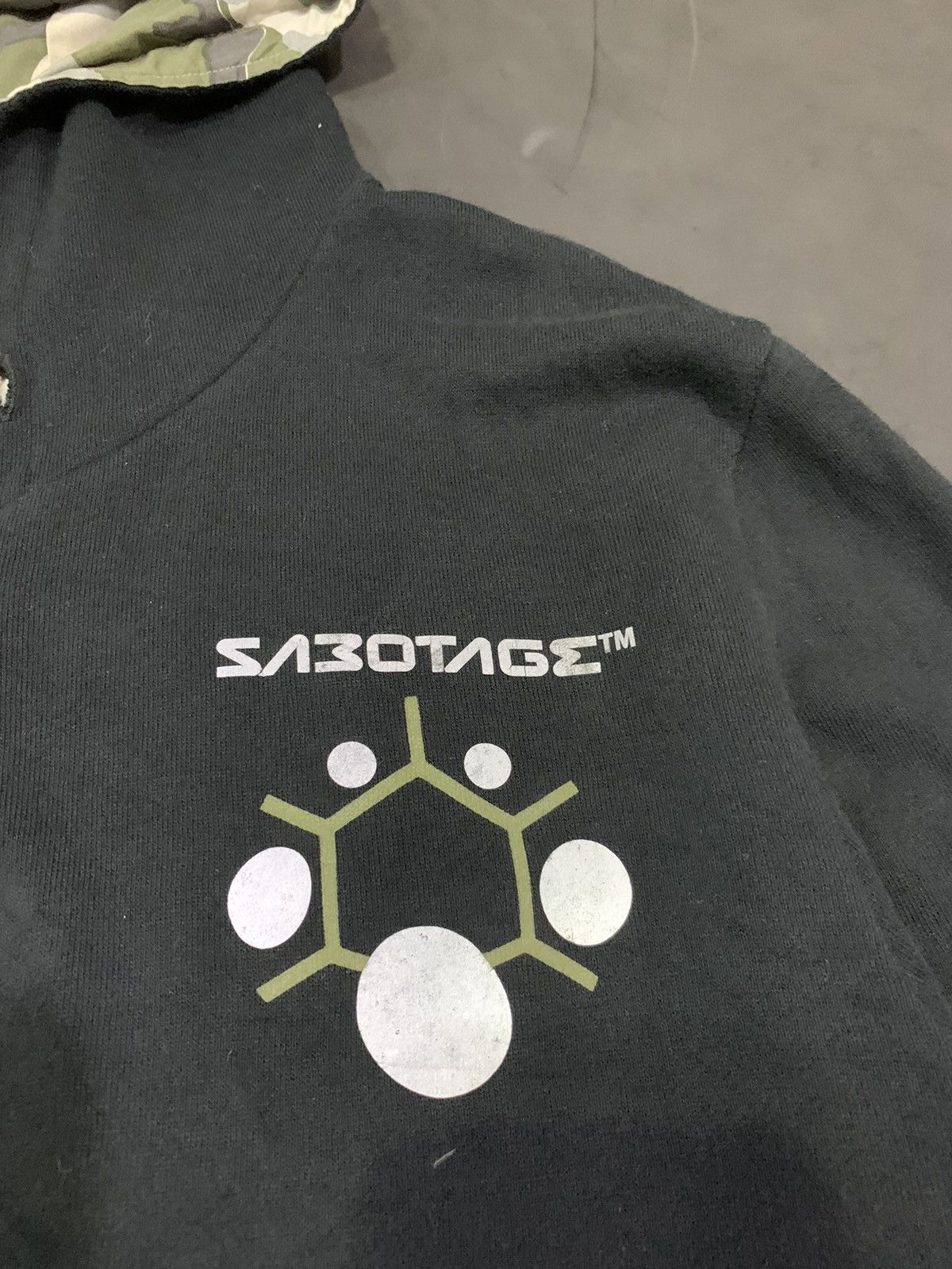 20471120 💸BINDINGOFFER💸Sabotage japanese streetwear zip hoodie Size US L / EU 52-54 / 3 - 5 Thumbnail