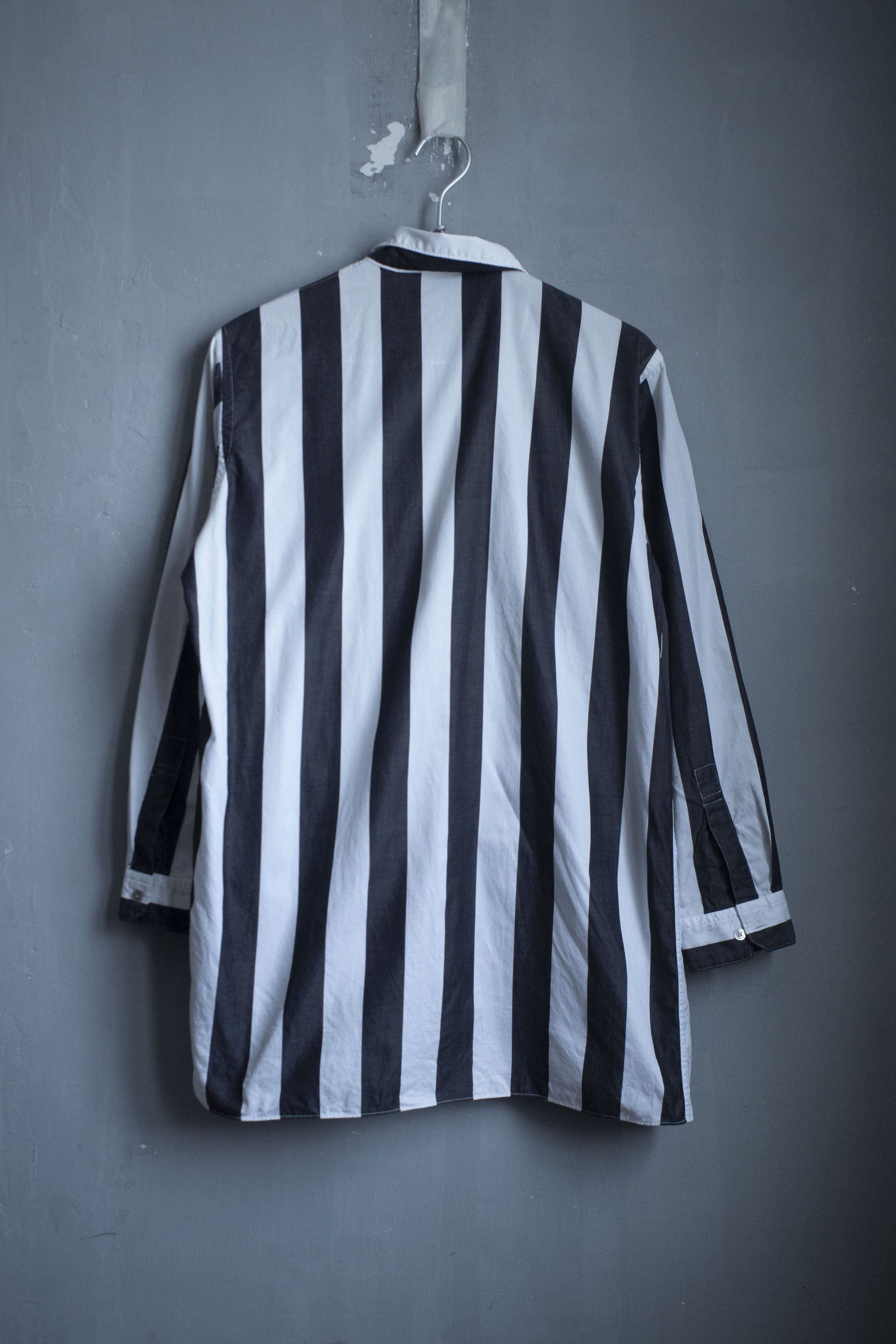 Y's for Men Y's for men Spring-Summer 1987 stripe long overshirt Size US M / EU 48-50 / 2 - 6 Thumbnail