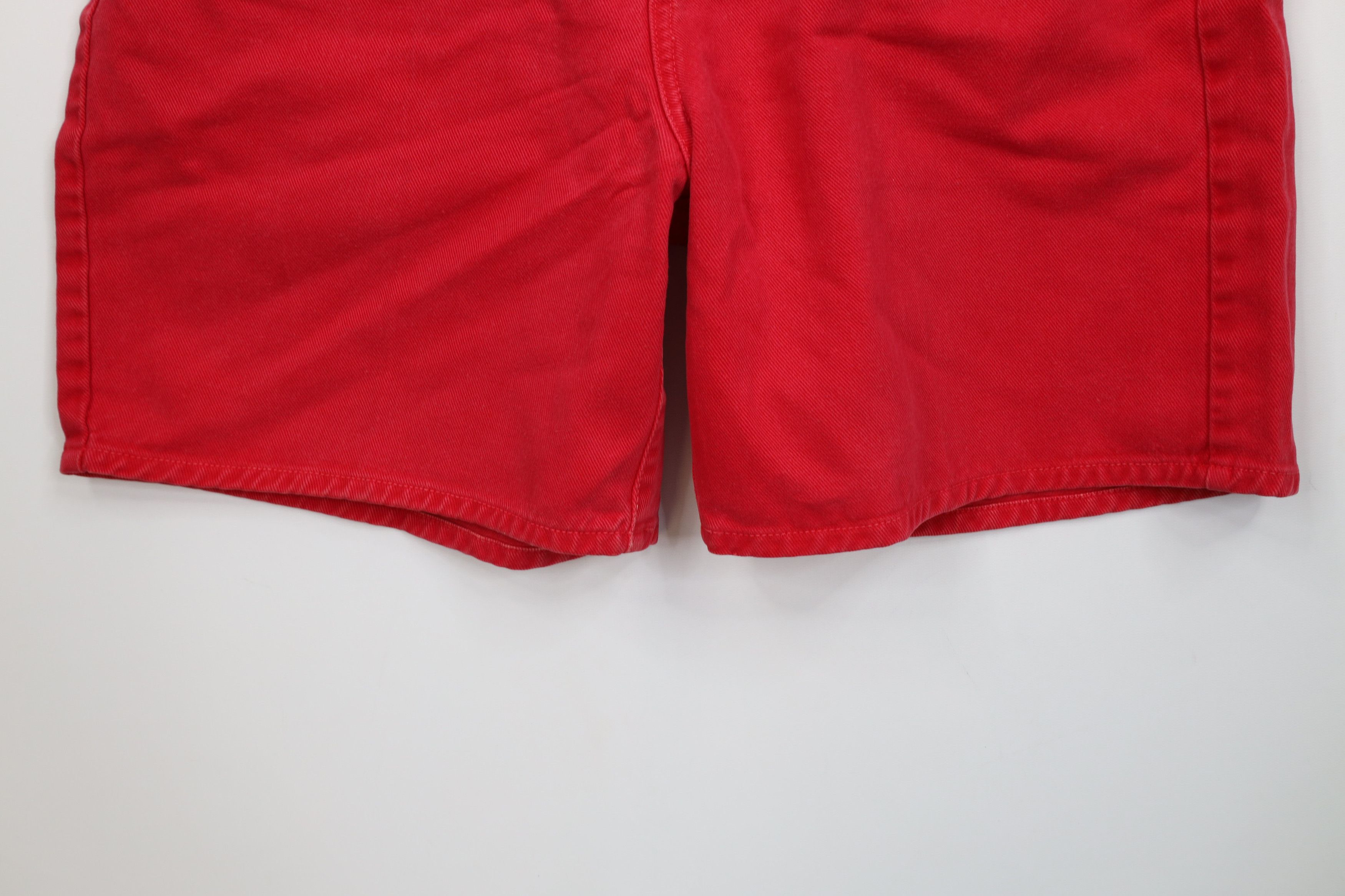 Guess Vintage 90s Guess Spell Out Button Fly Denim Jean Shorts USA Size 26" / US 2 / IT 38 - 4 Thumbnail