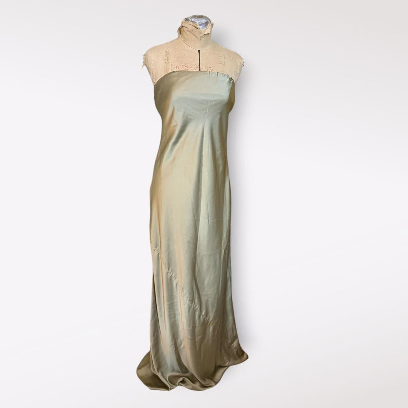 Show Me Your Mumu Women's Green Satin Dress Size S