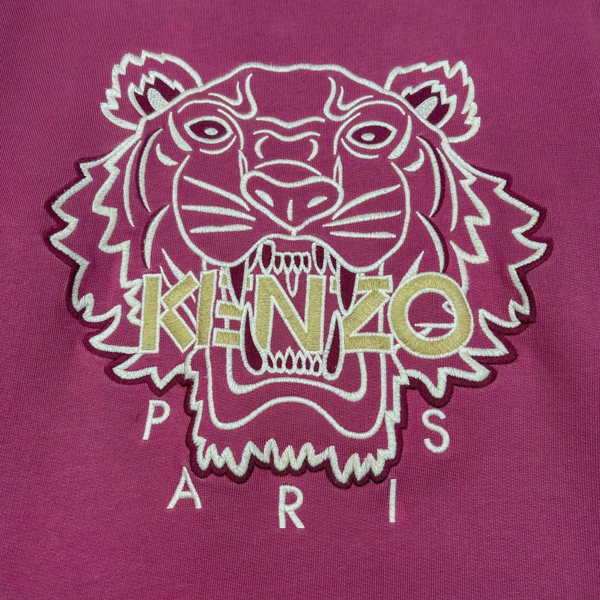 Kenzo Kenzo Velvet Tigerhead Embroidered Sweatshirt Size US S / EU 44-46 / 1 - 3 Thumbnail
