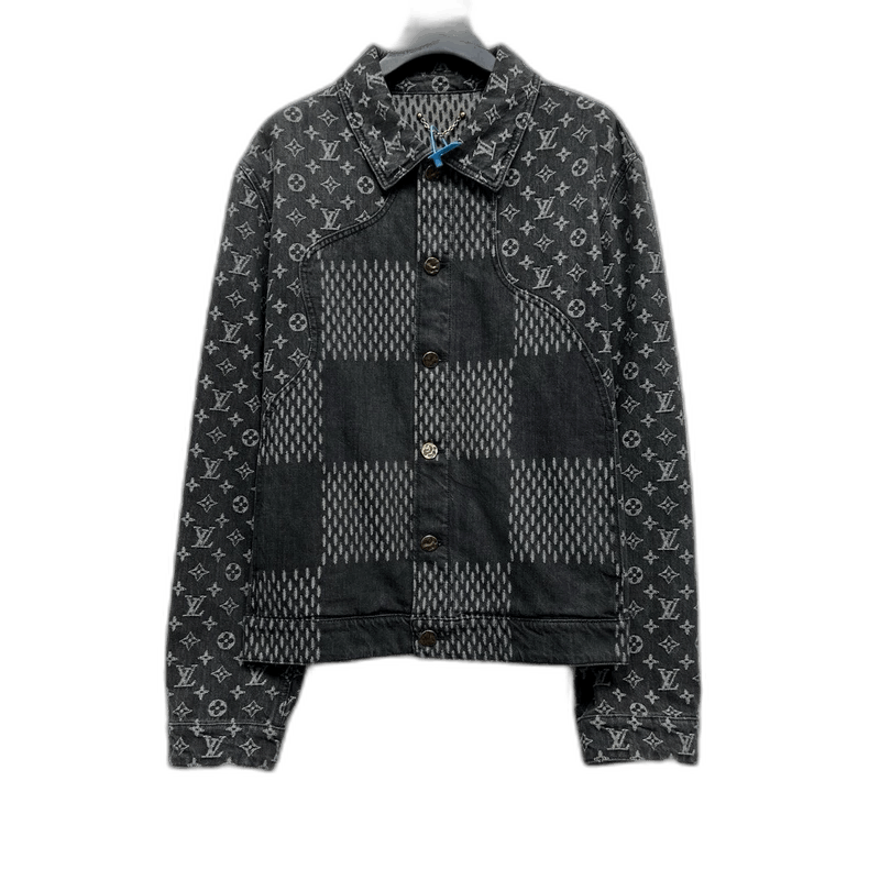 Louis Vuitton LOUIS VUITTON LV NIGO Denim Jacket Black Size US L / EU 52-54 / 3 - 1 Thumbnail