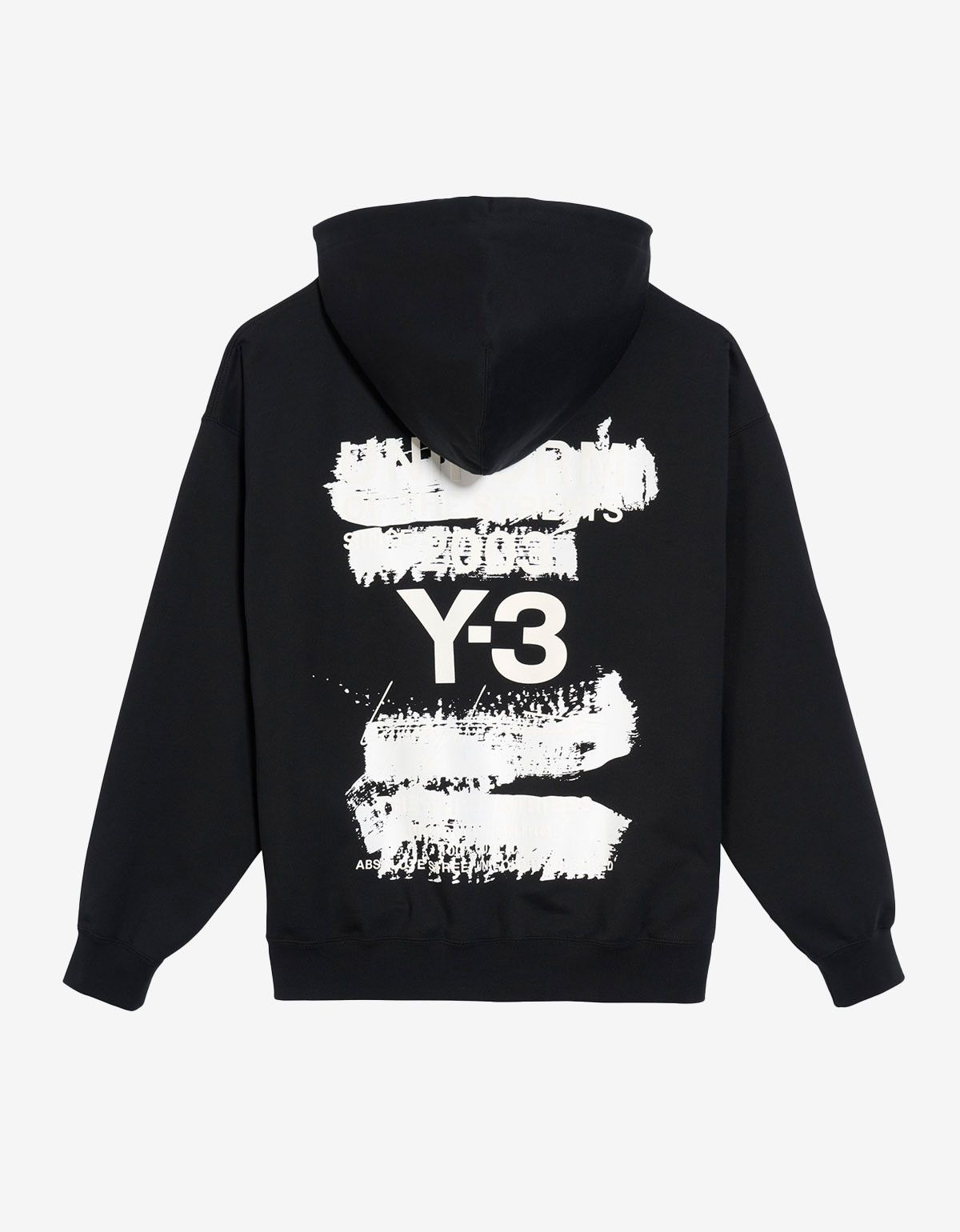 Y-3 Y-3 Black Graphic Print Hoodie Size US S / EU 44-46 / 1 - 3 Thumbnail