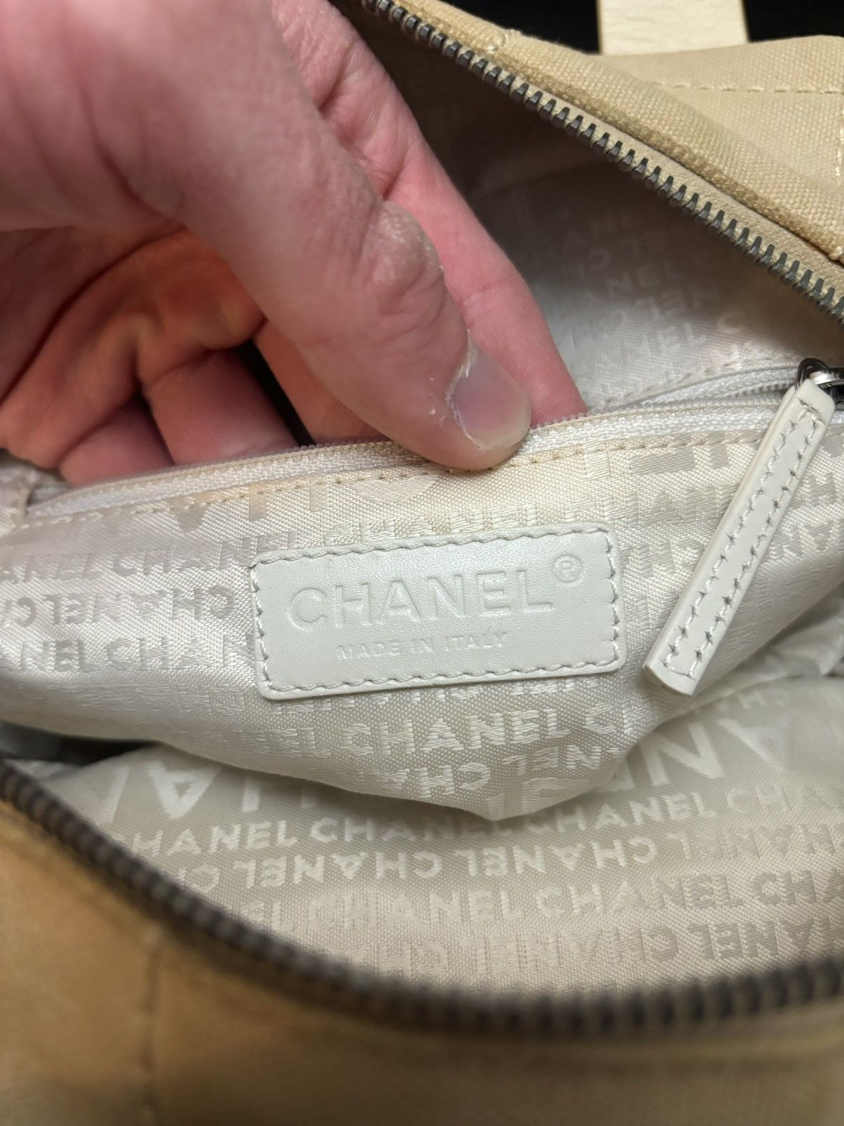 Chanel Chanel Coco Canvas Square Chocolate Stitched Bowling Bag Size ONE SIZE - 11 Thumbnail