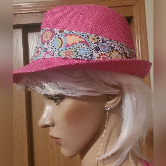 Other LITTLE BROWNIE BAKERS WOMEN'S OR CHILDREN'S PINK FEDORA Size ONE SIZE - 4 Thumbnail