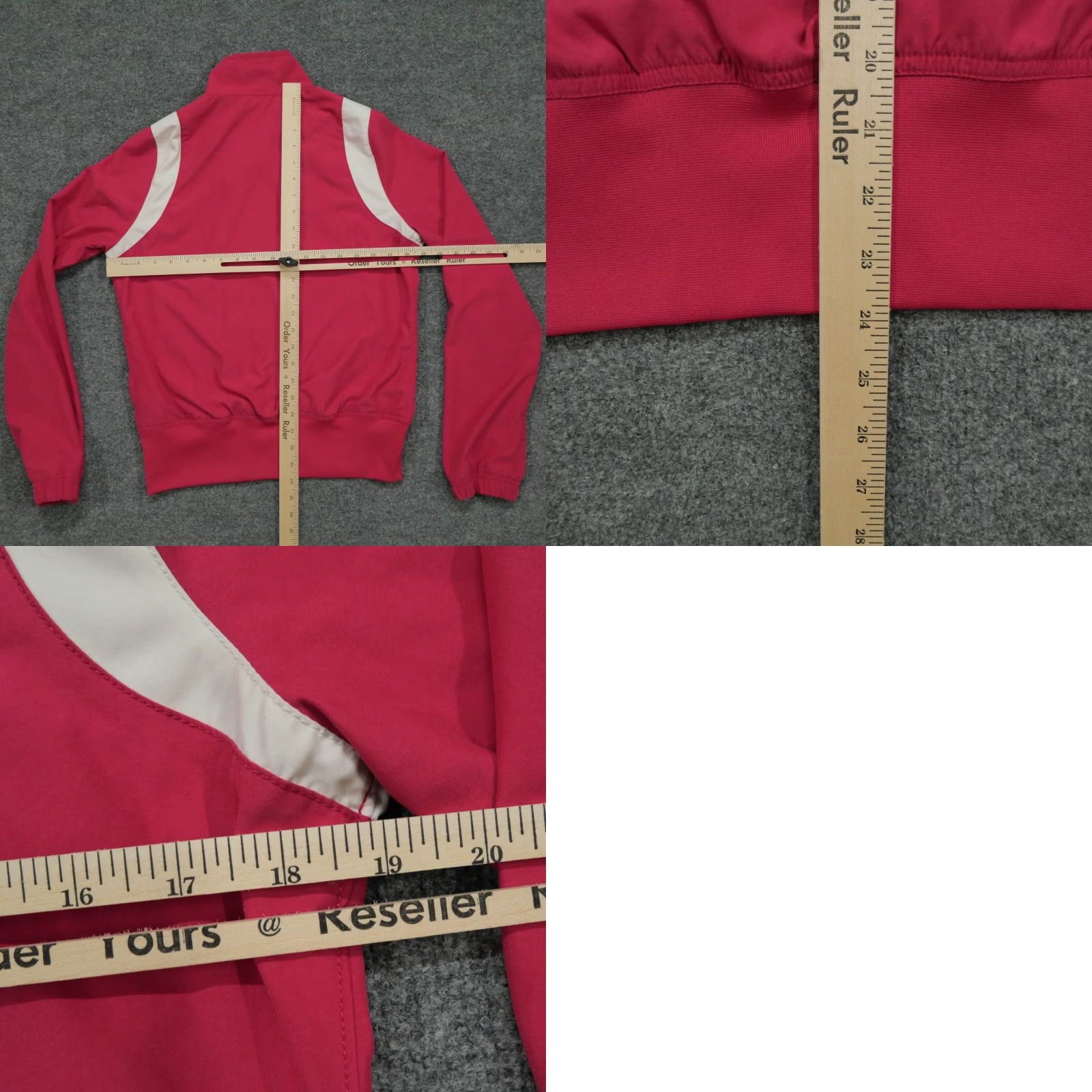 Nike Nike Jacket Womens M Pink Full Zip Lightweight Windbreaker Athletic Track Size M / US 6-8 / IT 42-44 - 8 Thumbnail