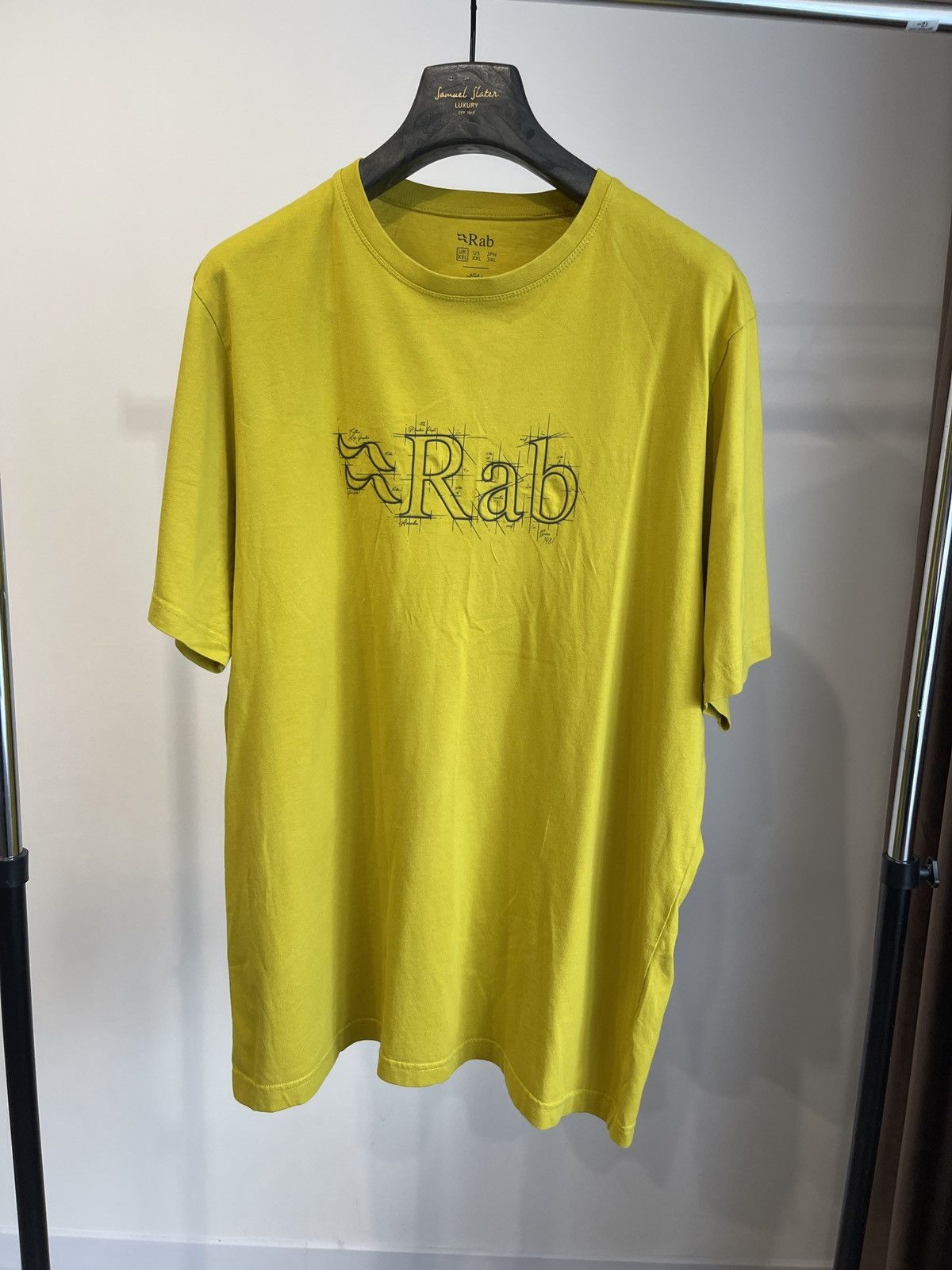 Rab Rab tee t-shirt yellow men’s XXL Size US XXL / EU 58 / 5 - 2 Thumbnail