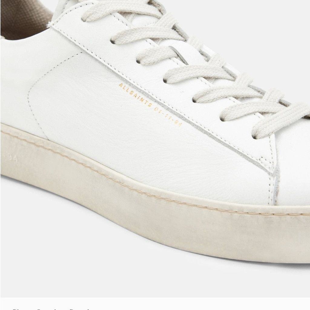 Allsaints All Saints Shana Sneaker in White, EU Size: 40 Size US 10 / IT 40 - 3 Thumbnail