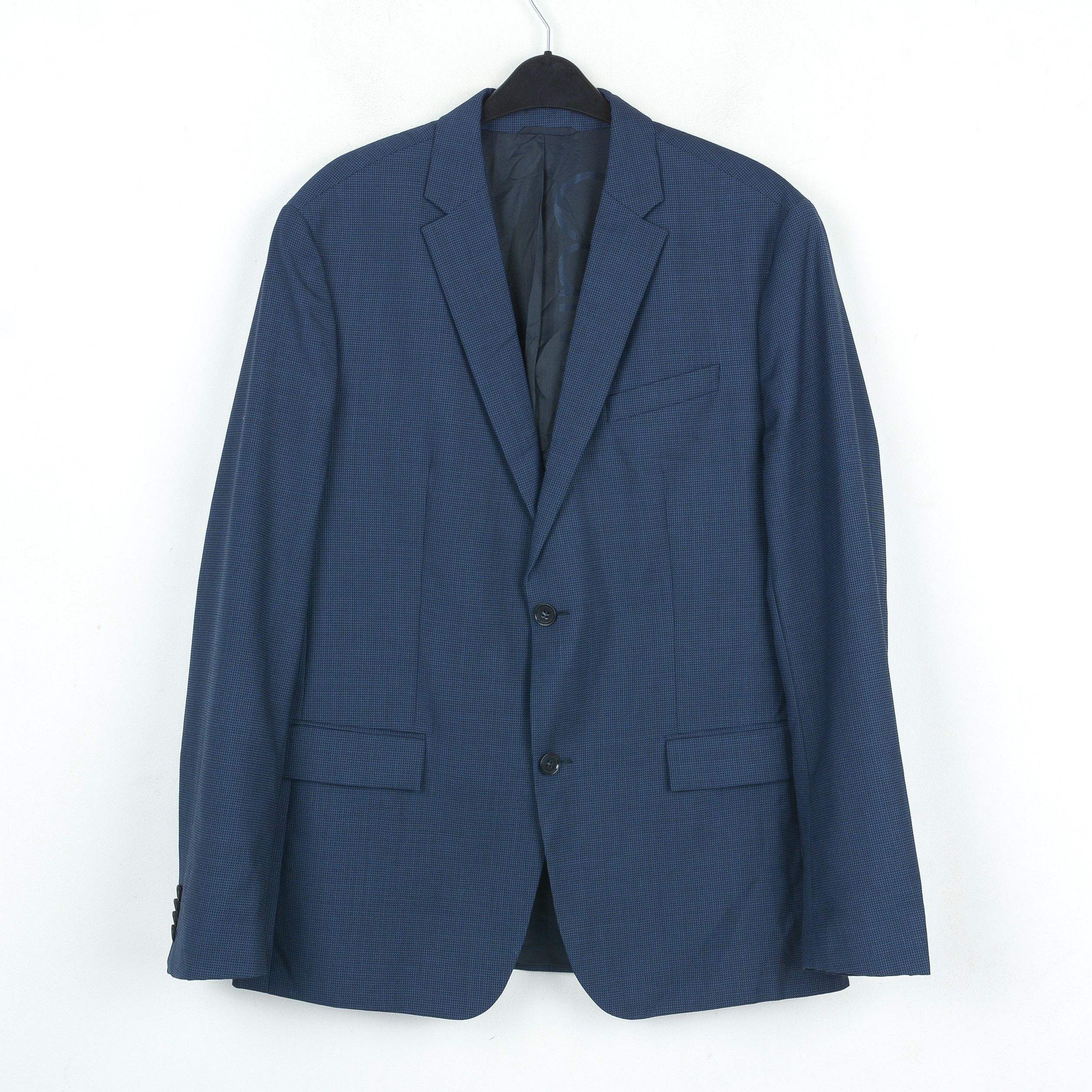 Calvin Klein W17 Fitted UK 44 US Blazer EU 54 Pattern Jacket Coat Wool XL Size 44R - 1 Thumbnail