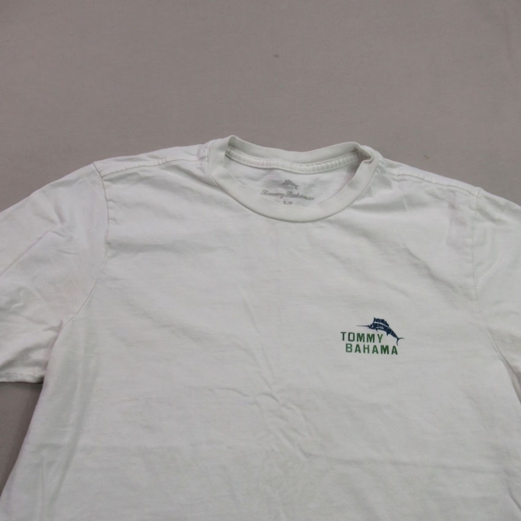 Tommy Bahama Tommy Bahama Shirt Small White Short Sleeve Crew Neck Lightweight Outdoors Mens Size US S / EU 44-46 / 1 - 3 Thumbnail