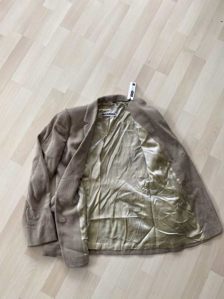 Jil Sander Vintage 90s Tweed Jil Sander Blazer Size XS / US 0-2 / IT 36-38 - 7 Thumbnail