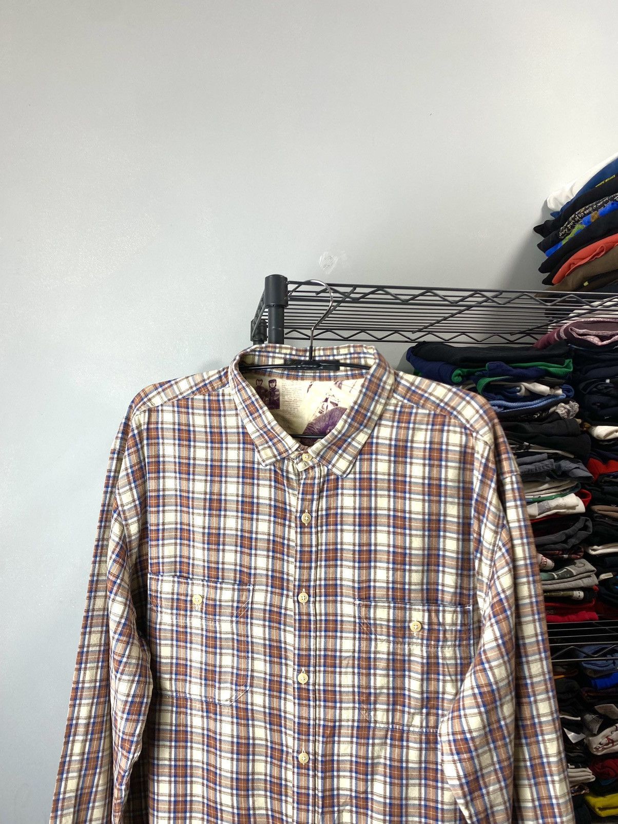 Barbour Vintage Barbour x Steve McQueen Flannel Shirt Harley Size US XXL / EU 58 / 5 - 2 Thumbnail