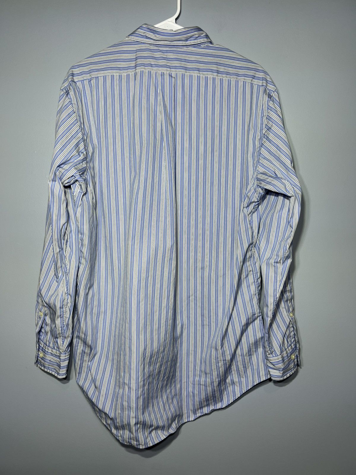Polo Ralph Lauren Polo Ralph Lauren Button Down 16.5-32/33 Striped Blue Custom Size US L / EU 52-54 / 3 - 4 Thumbnail