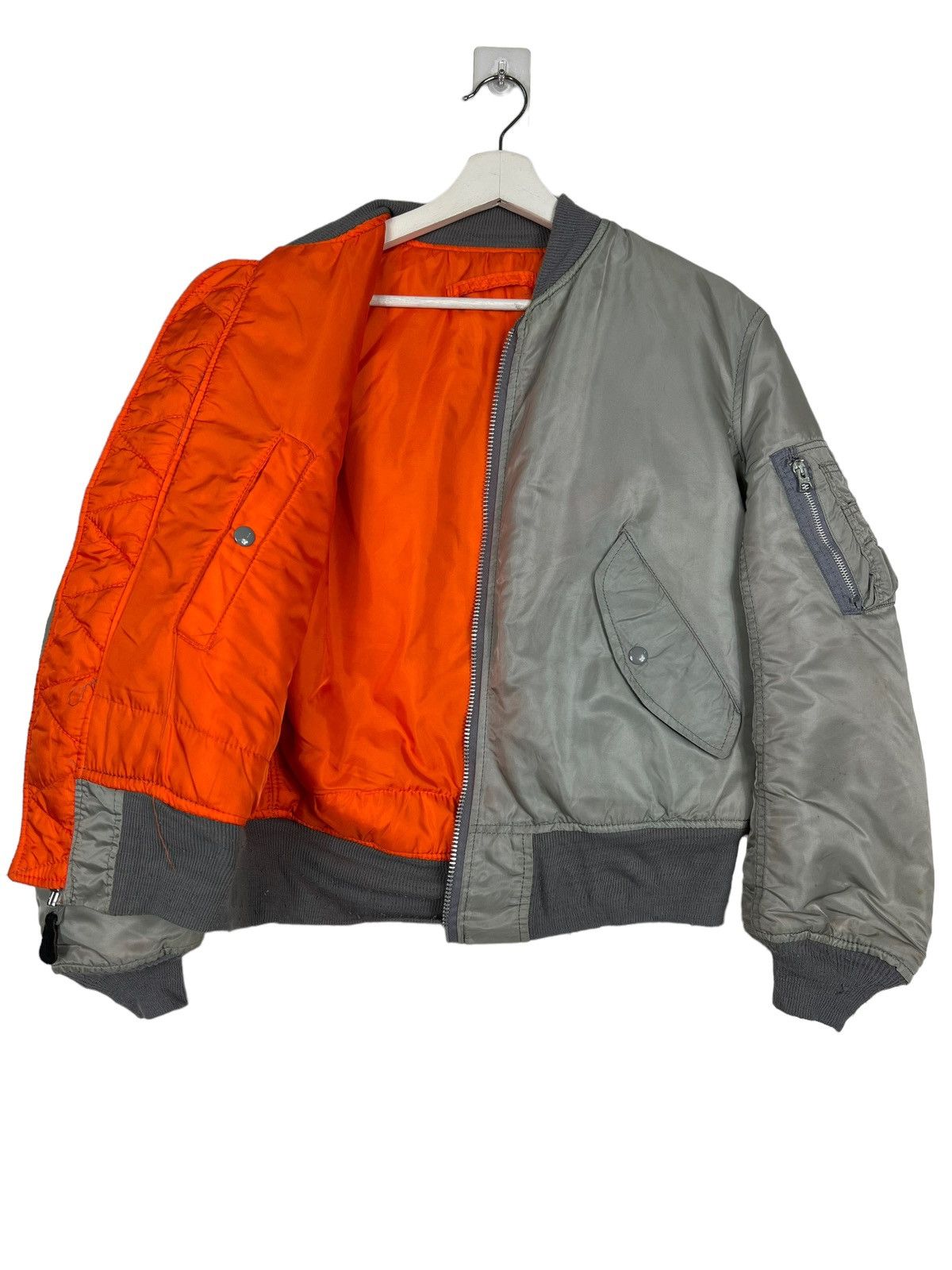 Alpha Industries 🔥 VINTAGE RIOT RIOT AFFA ALPHA MA-1 BOMBER JACKET Size US S / EU 44-46 / 1 - 9 Thumbnail