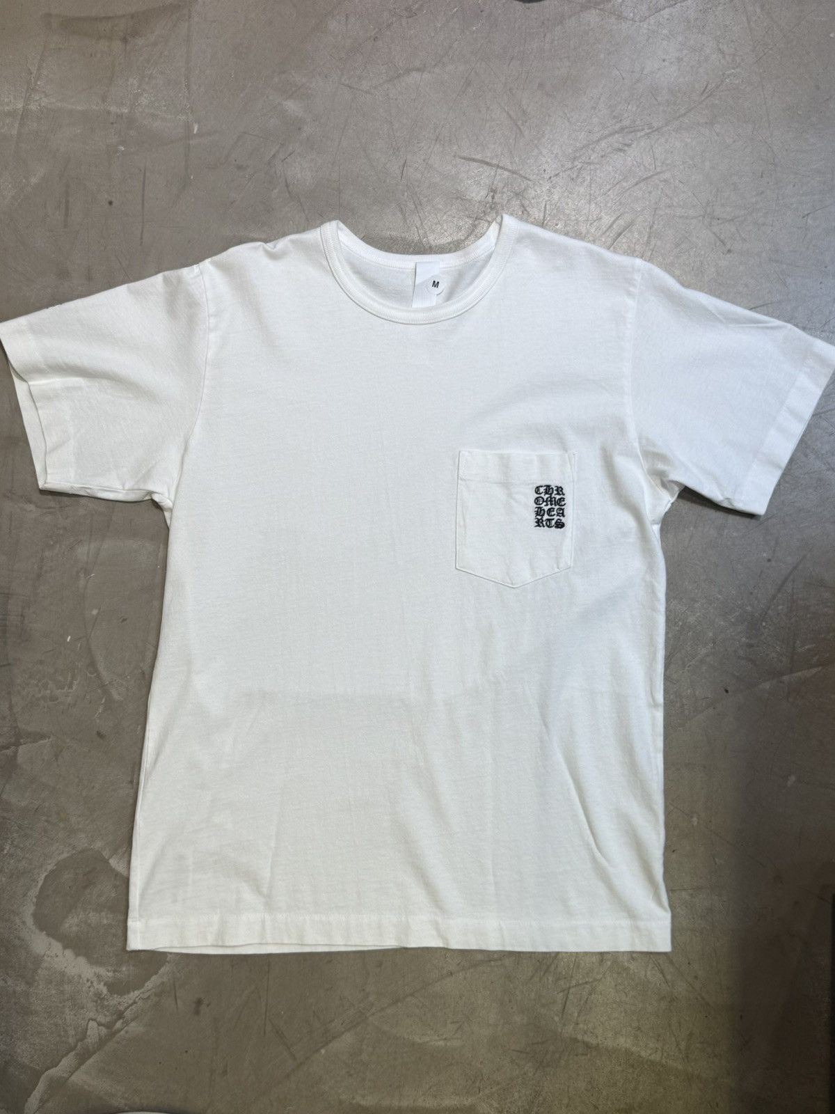 Chrome Hearts Chrome Hearts Embroidered Eyechart Logo T-Shirt White Size US M / EU 48-50 / 2 - 1 Thumbnail