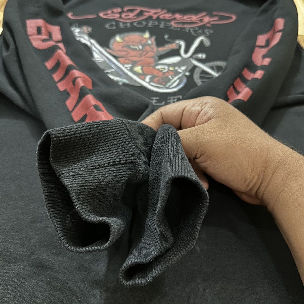 Ed Hardy Vintage Ed Hardy Choppers Rule Sweatshirt Size US XL / EU 56 / 4 - 5 Thumbnail