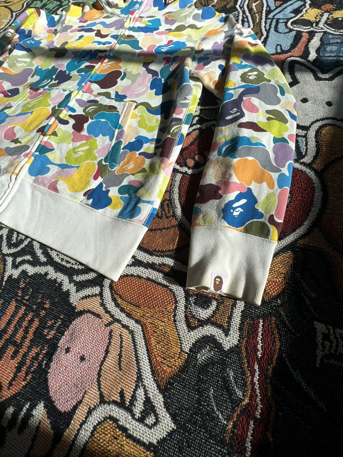 Bape Multi Camo Shark Full Zip Hoodie Size US S / EU 44-46 / 1 - 10 Thumbnail