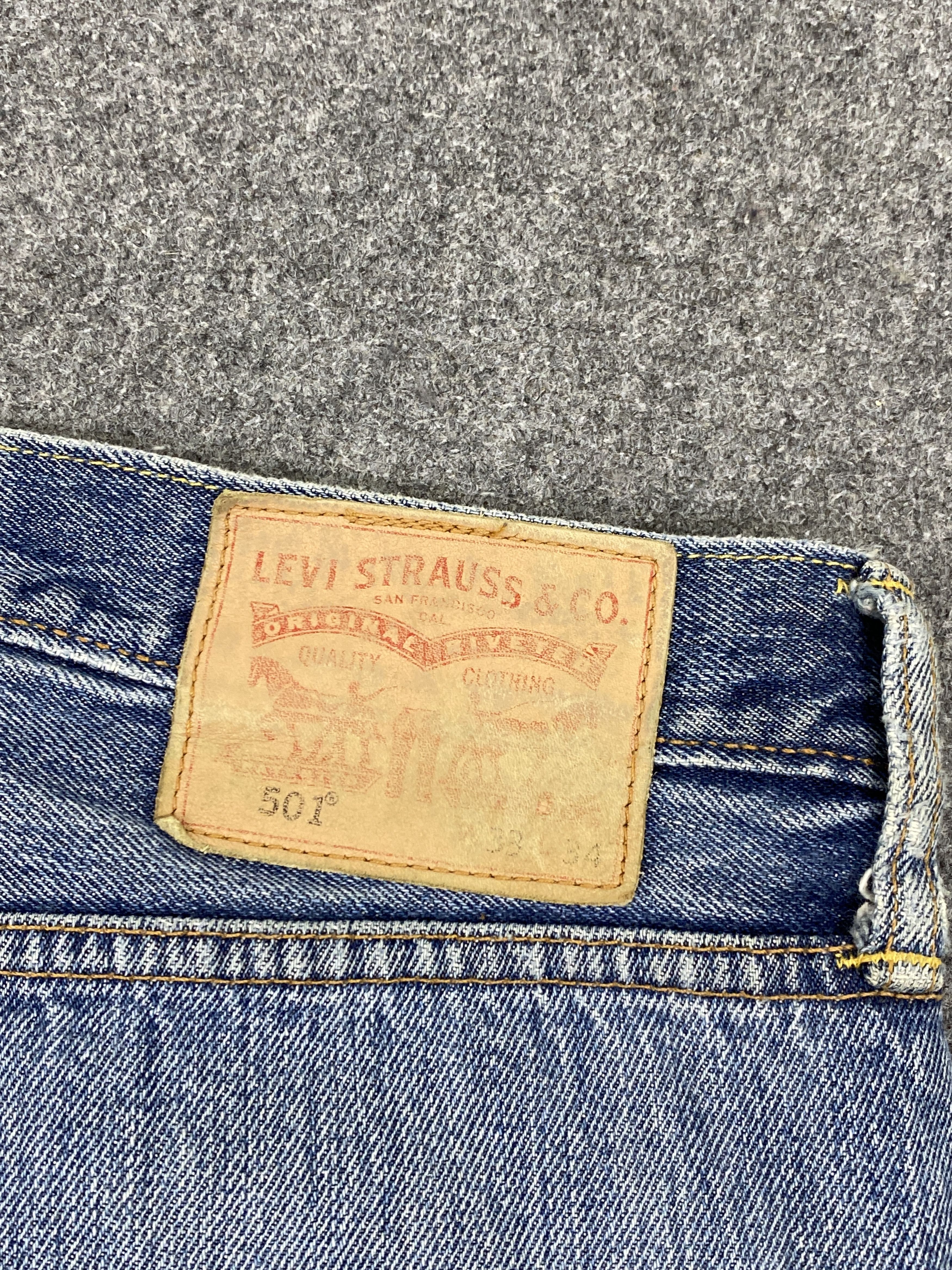 Levi's Vintage Levis 501 Button Fly Jeans DP2705 Size US 34 / EU 50 - 5 Thumbnail