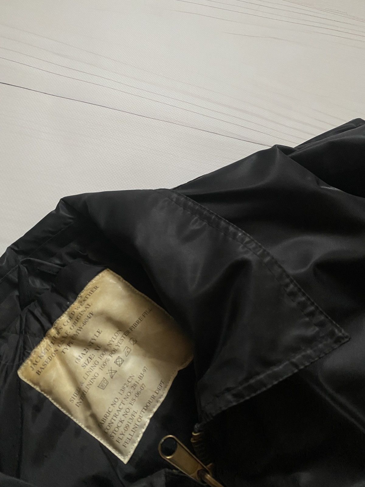 Vintage Vintage MA 2 style bomber nylon jacket Size US XL / EU 56 / 4 - 14 Thumbnail