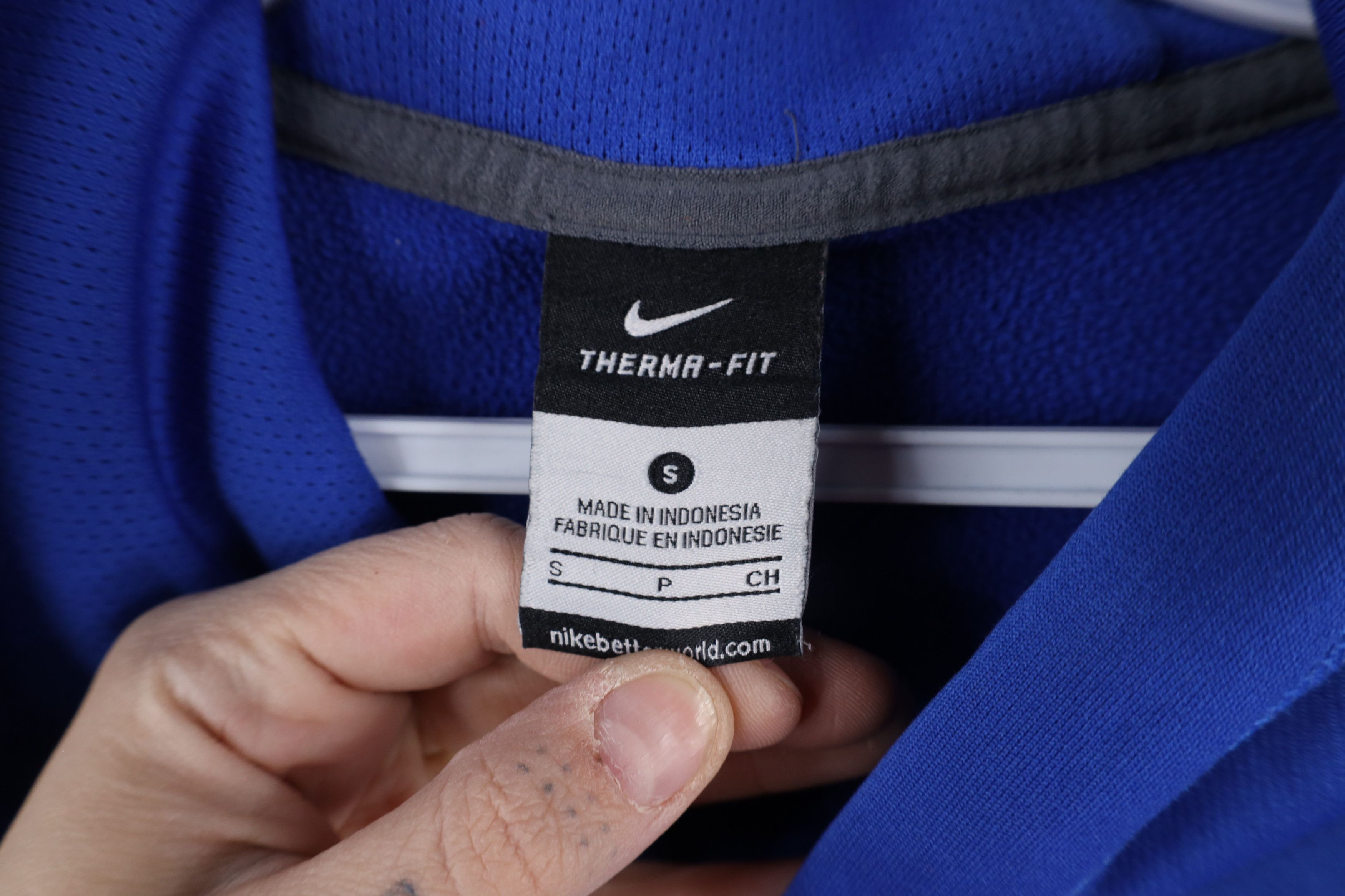 Nike × Vintage Nike Duke University Big Logo Hoodie Sweatshirt Blue Size US S / EU 44-46 / 1 - 9 Thumbnail