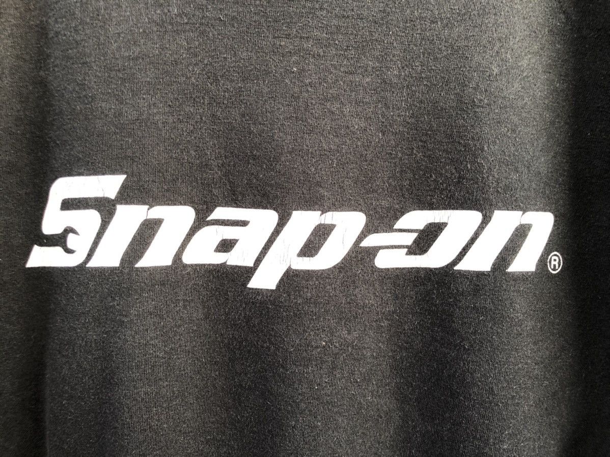 Vintage Vintage 90s Snap On SpellOut Tee X Racing Motorsport Size US L / EU 52-54 / 3 - 8 Thumbnail