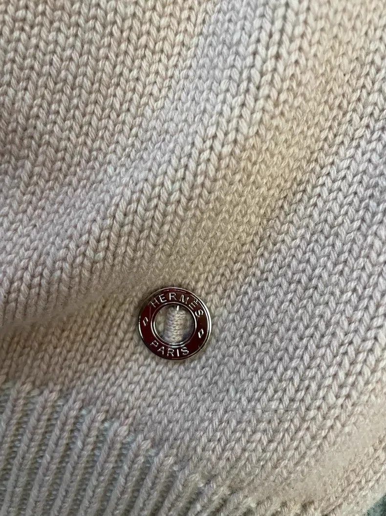 Hermes Hermes Pink cashmere sweater Size XXS / US 00 / IT 34 - 4 Thumbnail