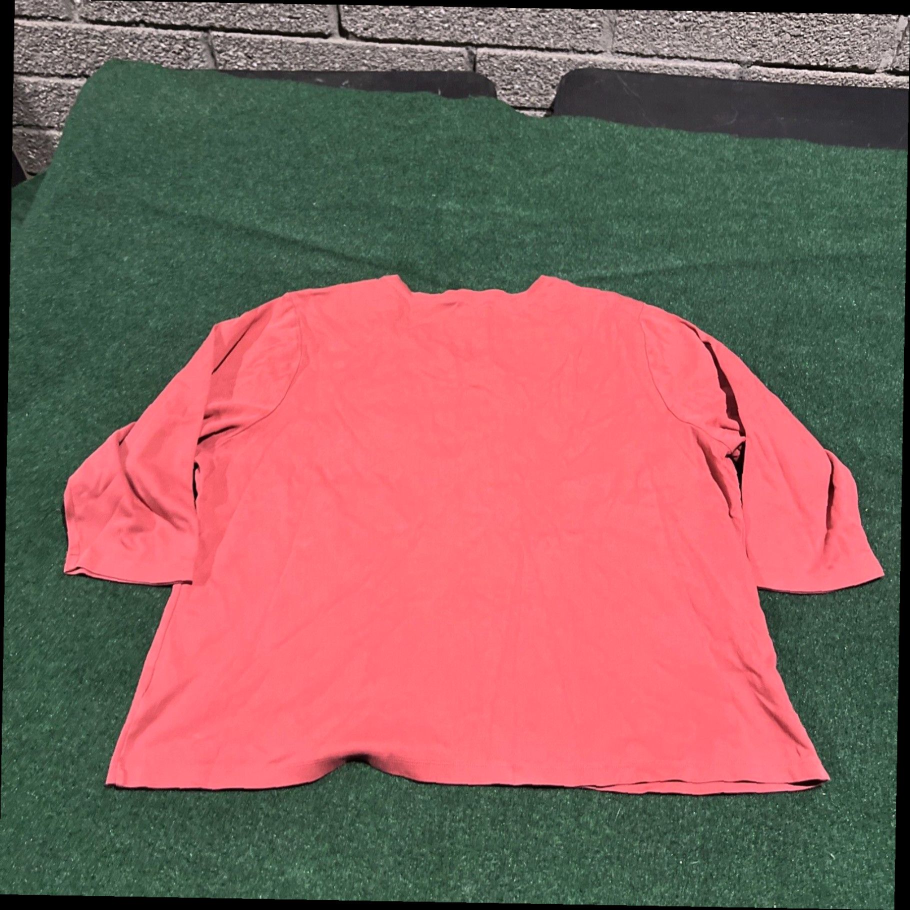 Vintage LL Bean Womens Shirt Size 2X-Plus Red Long Sleeve Size XXL / US 16-18 / IT 52-54 - 5 Thumbnail