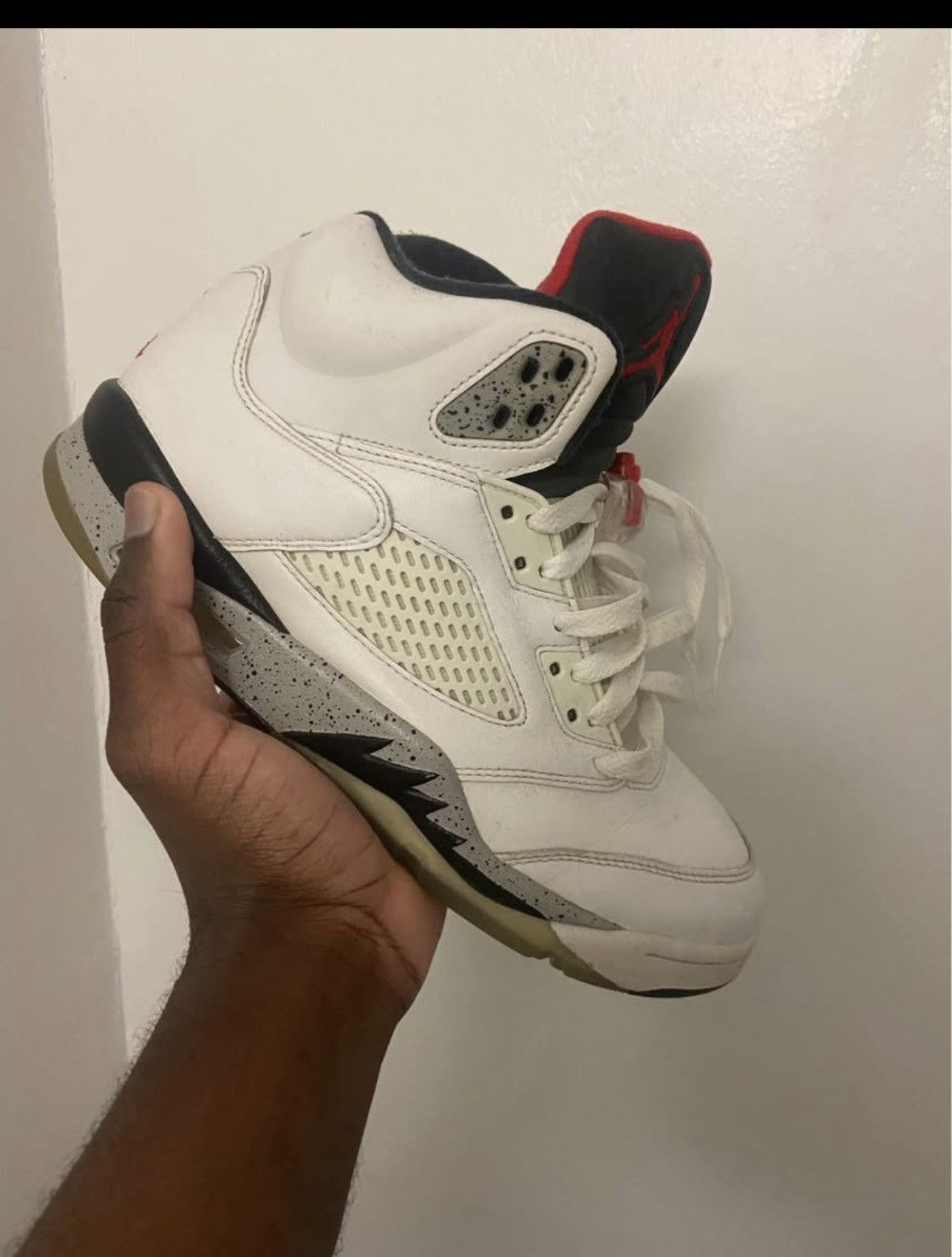 Jordan Brand Jordan 5 White Cement Size US 8 / EU 41 - 6 Thumbnail