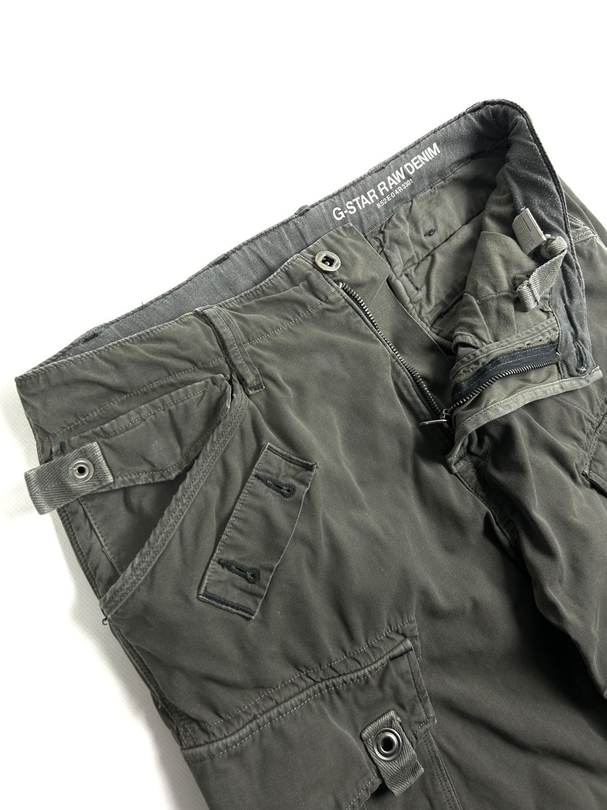 G-Star Vintage G-star Raw 3301 Cargo Pants Grey Japanese Y2K Size US 32 / EU 48 - 8 Thumbnail