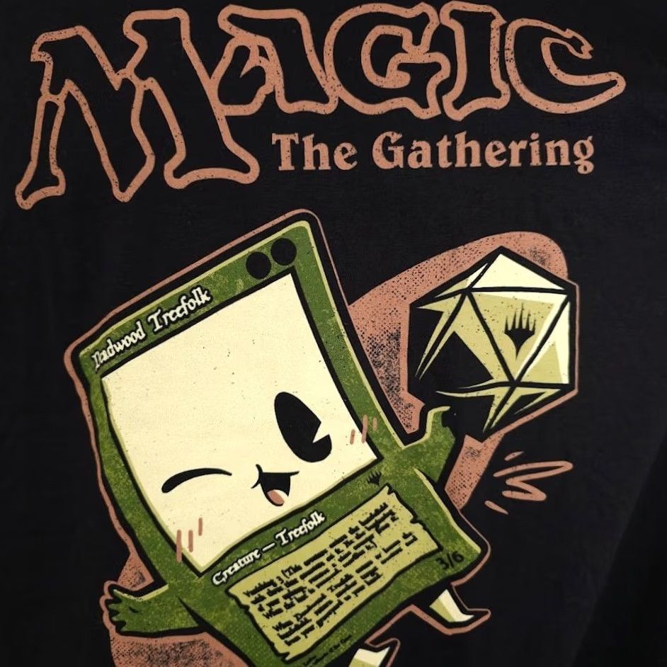 Deadwood Magic: The Gathering T Shirt Mens Size Large Black Deadwood Treefolk MagicCon 2025 Las Vegas Size US L / EU 52-54 / 3 - 3 Thumbnail