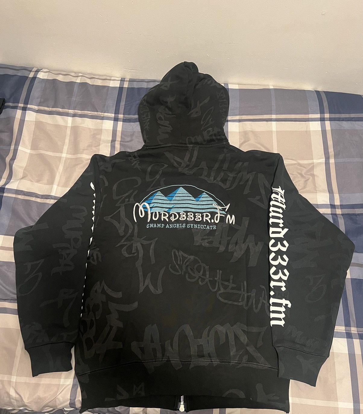 murd333r.fm Murd333r.fm Disney Zip Up Hoodie Black Size Medium Size US M / EU 48-50 / 2 - 2 Thumbnail