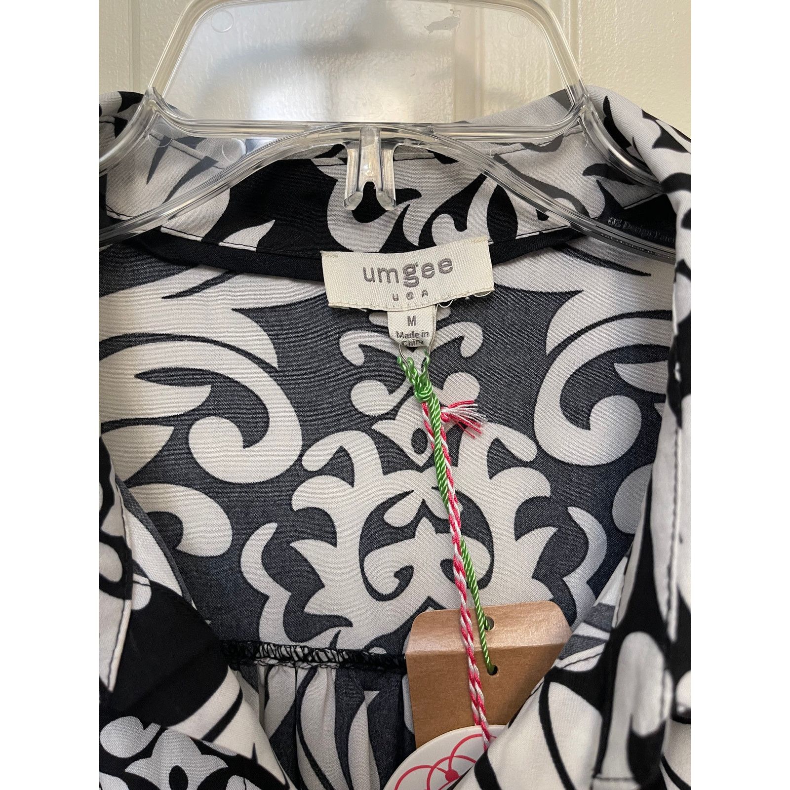 Unknown London New Umgee Black White Midi Dress Size Med NWT Size M / US 6-8 / IT 42-44 - 4 Thumbnail