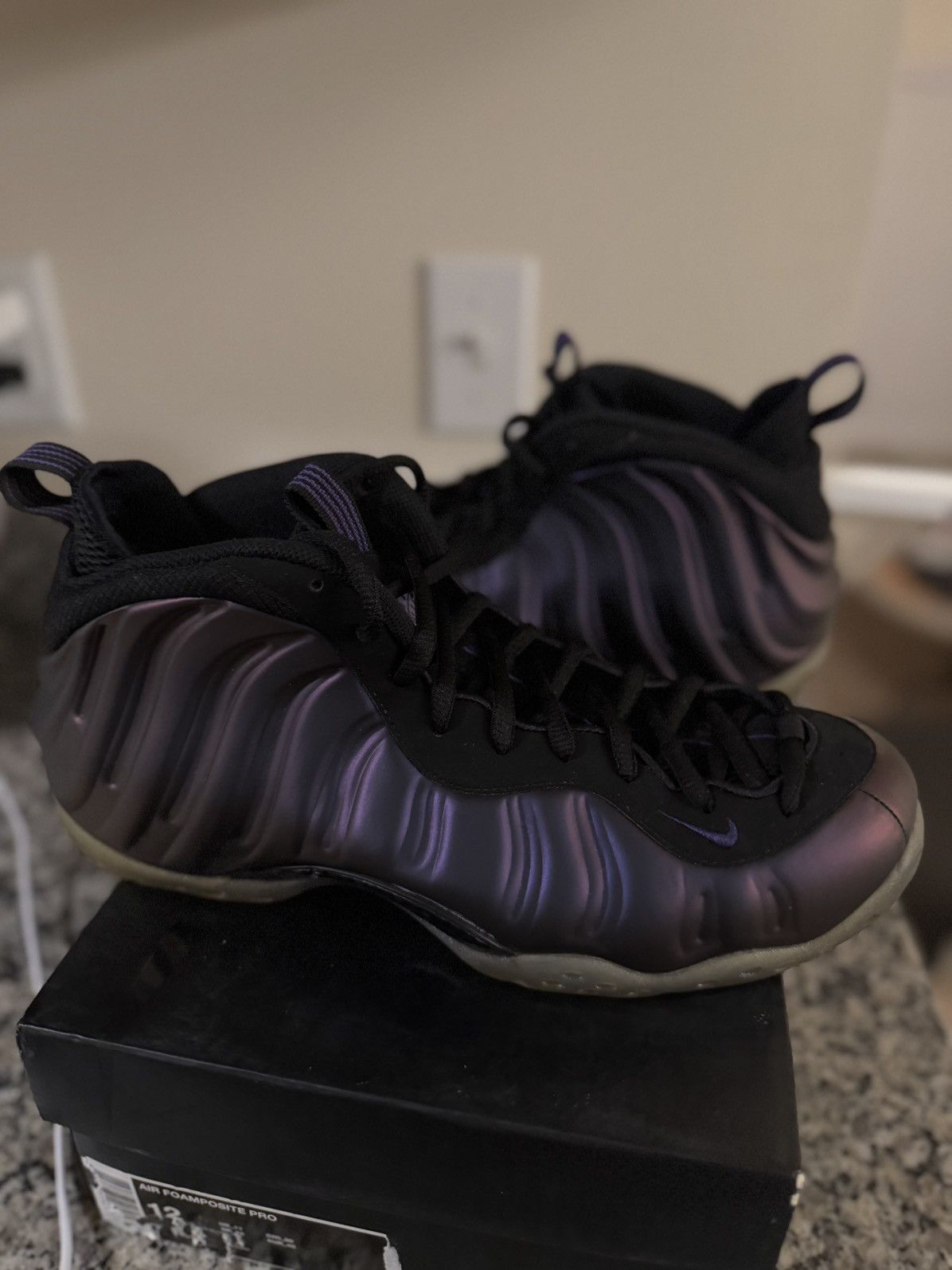 Nike Nike Air Foamposite One 2017 Eggplant (314996-008) Size 12 Size US 12 / EU 45 - 3 Thumbnail