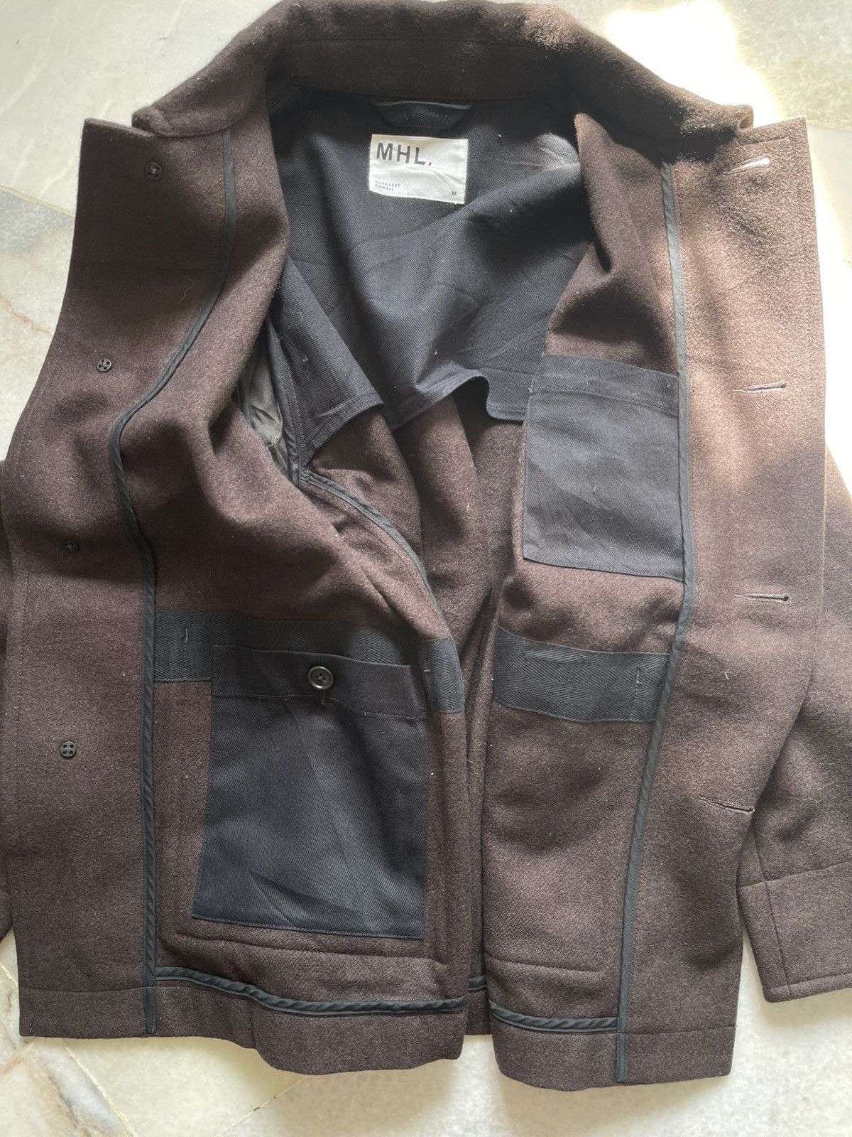 Margaret Howell Margaret Howell Wool coat Jacket 97 Size US L / EU 52-54 / 3 - 11 Thumbnail