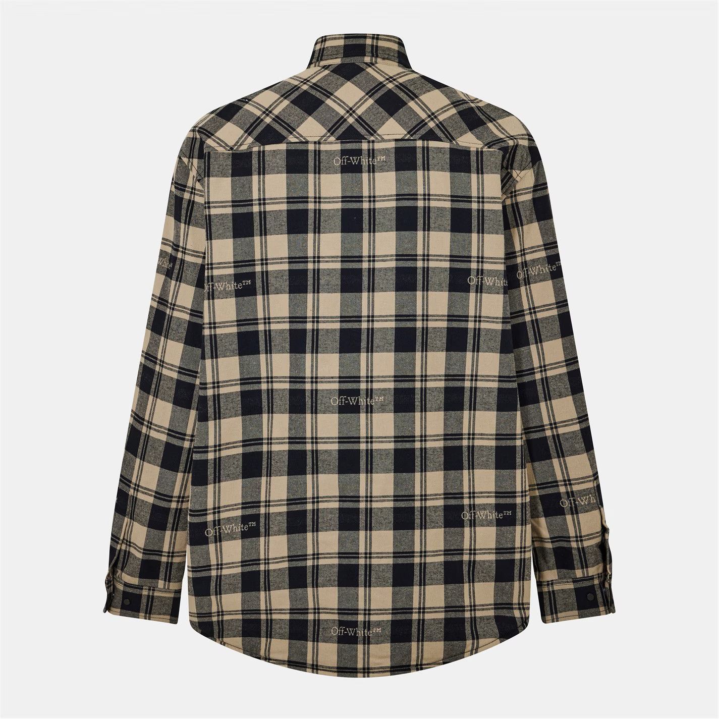 Off-White o1g2r1mq0326 Overshirt in Multicolor Size US M / EU 48-50 / 2 - 2 Thumbnail