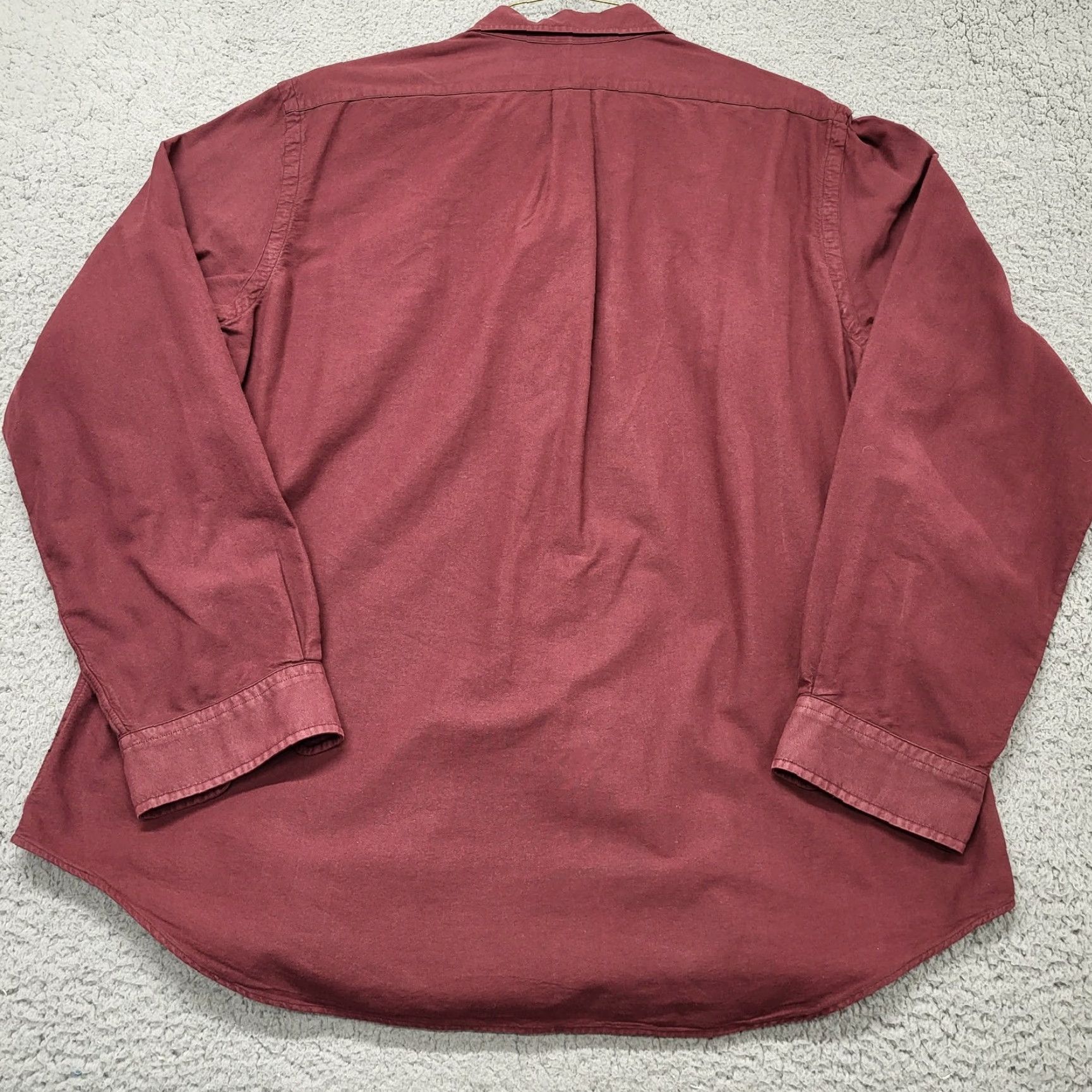 Ralph Lauren Ralph Lauren Shirt Mens XL Button-Down Long Sleeve Red Blue Pony Casual Size US XL / EU 56 / 4 - 2 Thumbnail