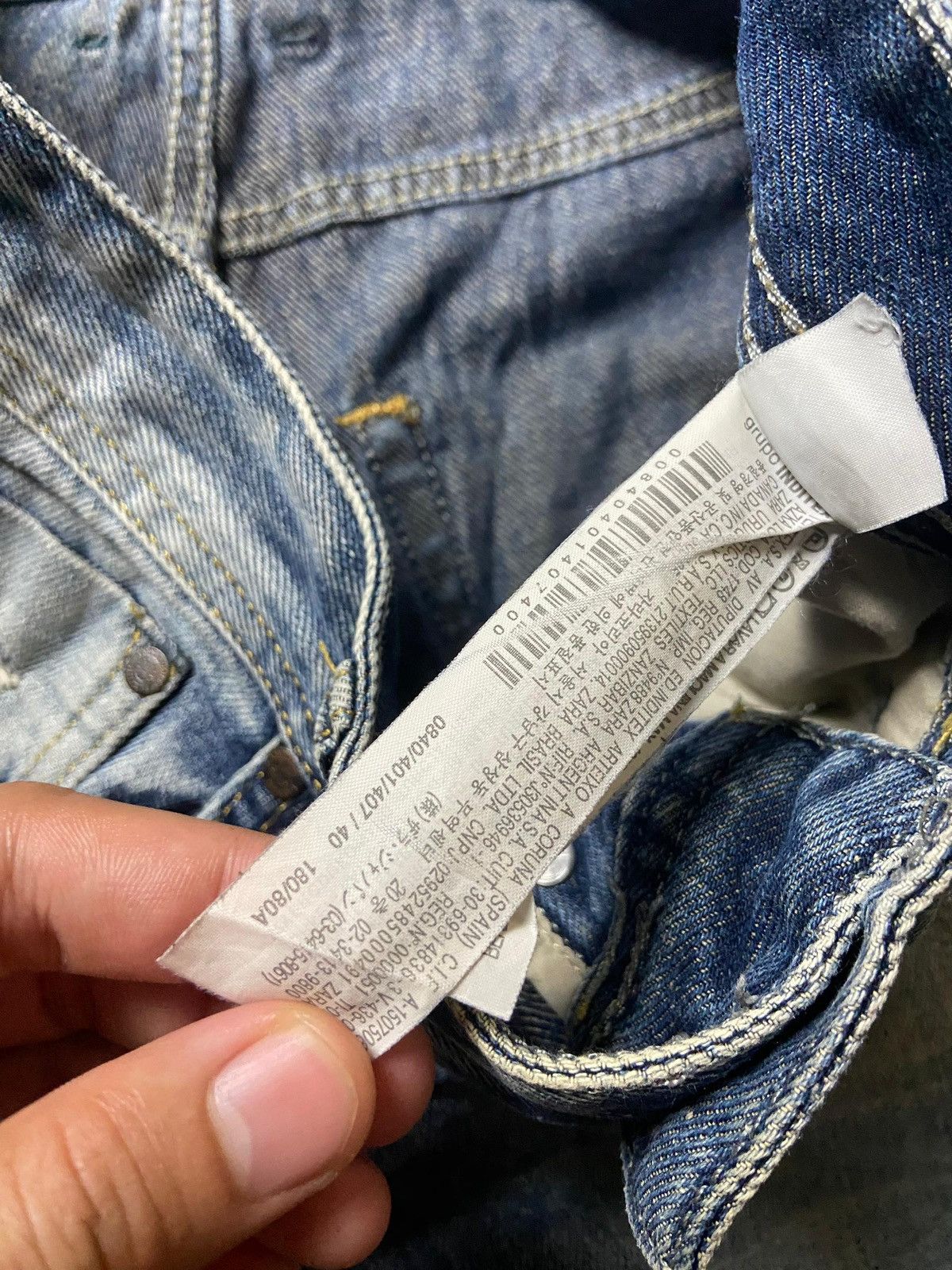 Zara Vintage Zara Denim Collection Distressed Jeans (164) Size US 30 / EU 46 - 4 Thumbnail