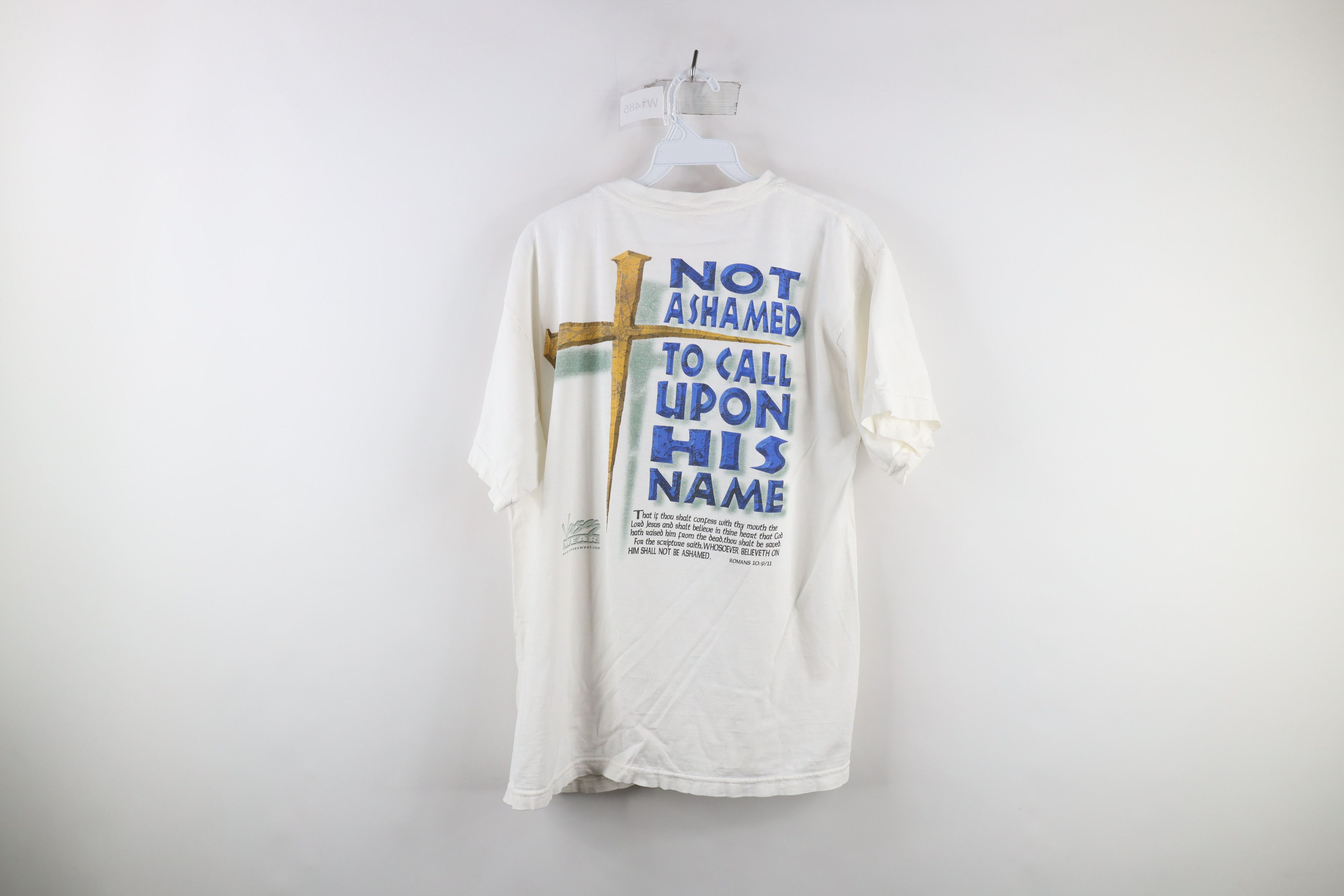Vintage Vintage Y2K Streetwear Christian Jesus Cross T-Shirt Size US M / EU 48-50 / 2 - 10 Thumbnail