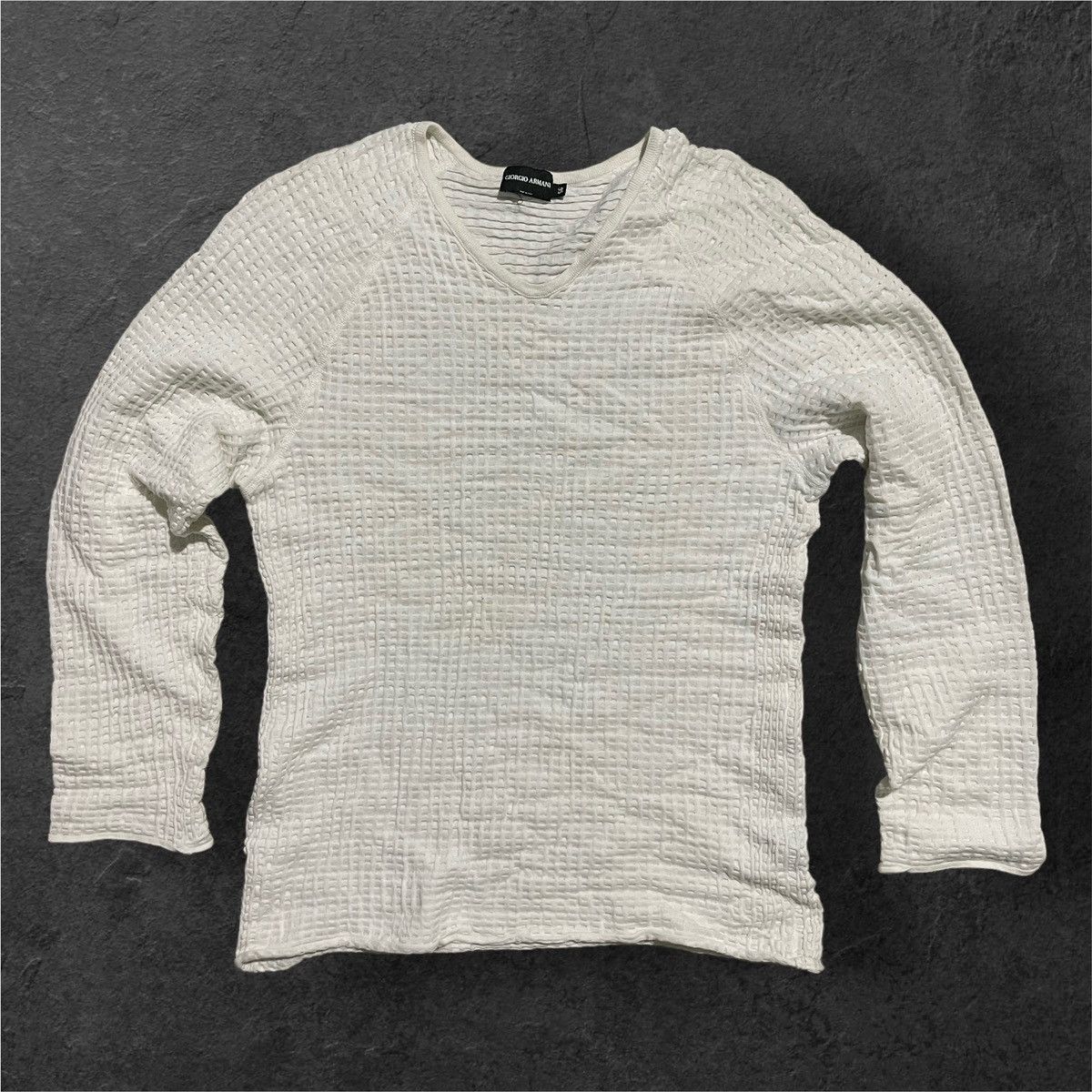 Giorgio Armani 🔥 GIORGIO ARMANI CABLE KNIT JUMPER Size US S / EU 44-46 / 1 - 3 Thumbnail
