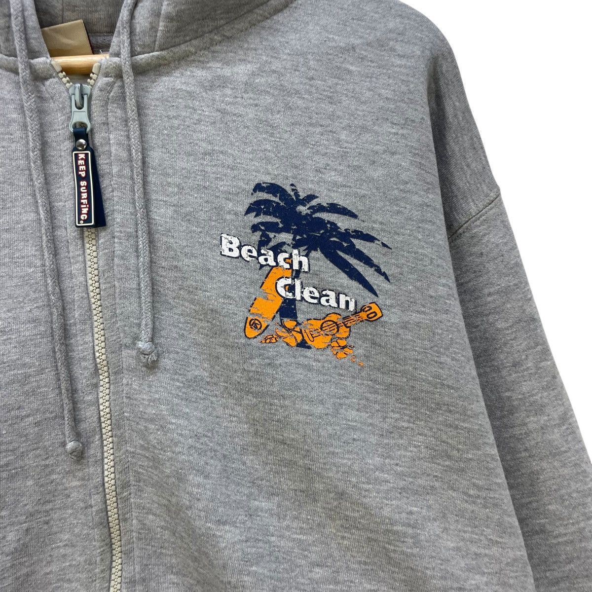 Sun Surf 💥Vintage Keep Surfing Hawaii Wave Graphic Hooded Size US M / EU 48-50 / 2 - 3 Thumbnail