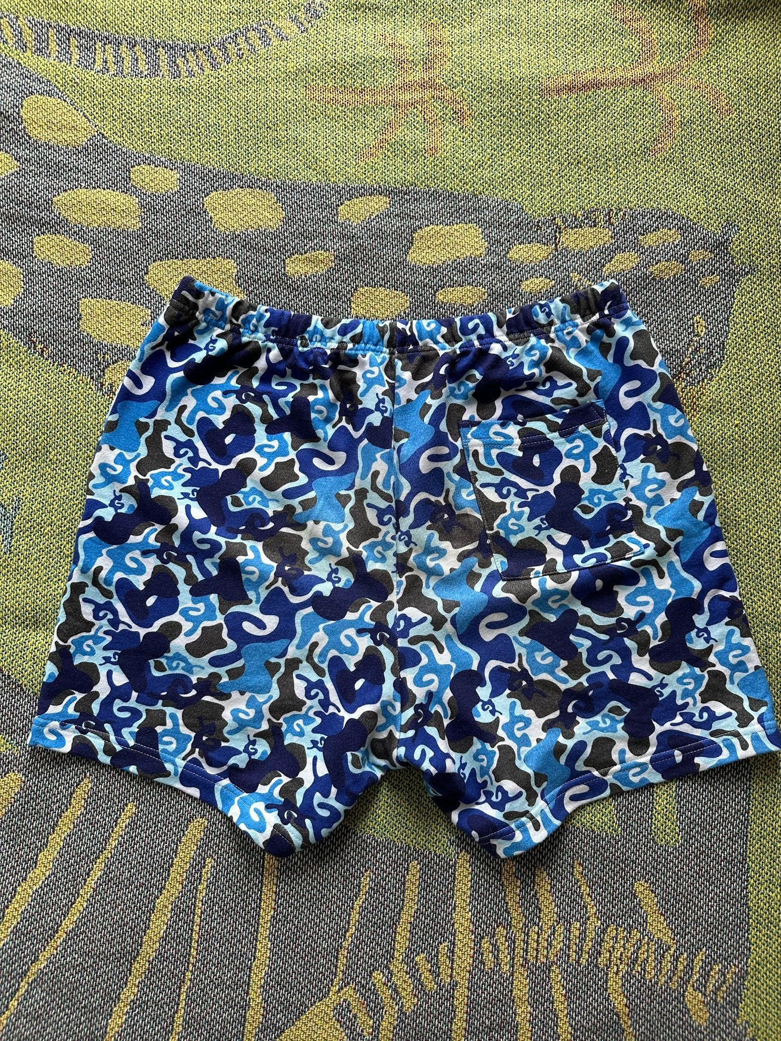 Goth Money Blue Goth Money Camo Shorts Size US 34 / EU 50 - 2 Thumbnail