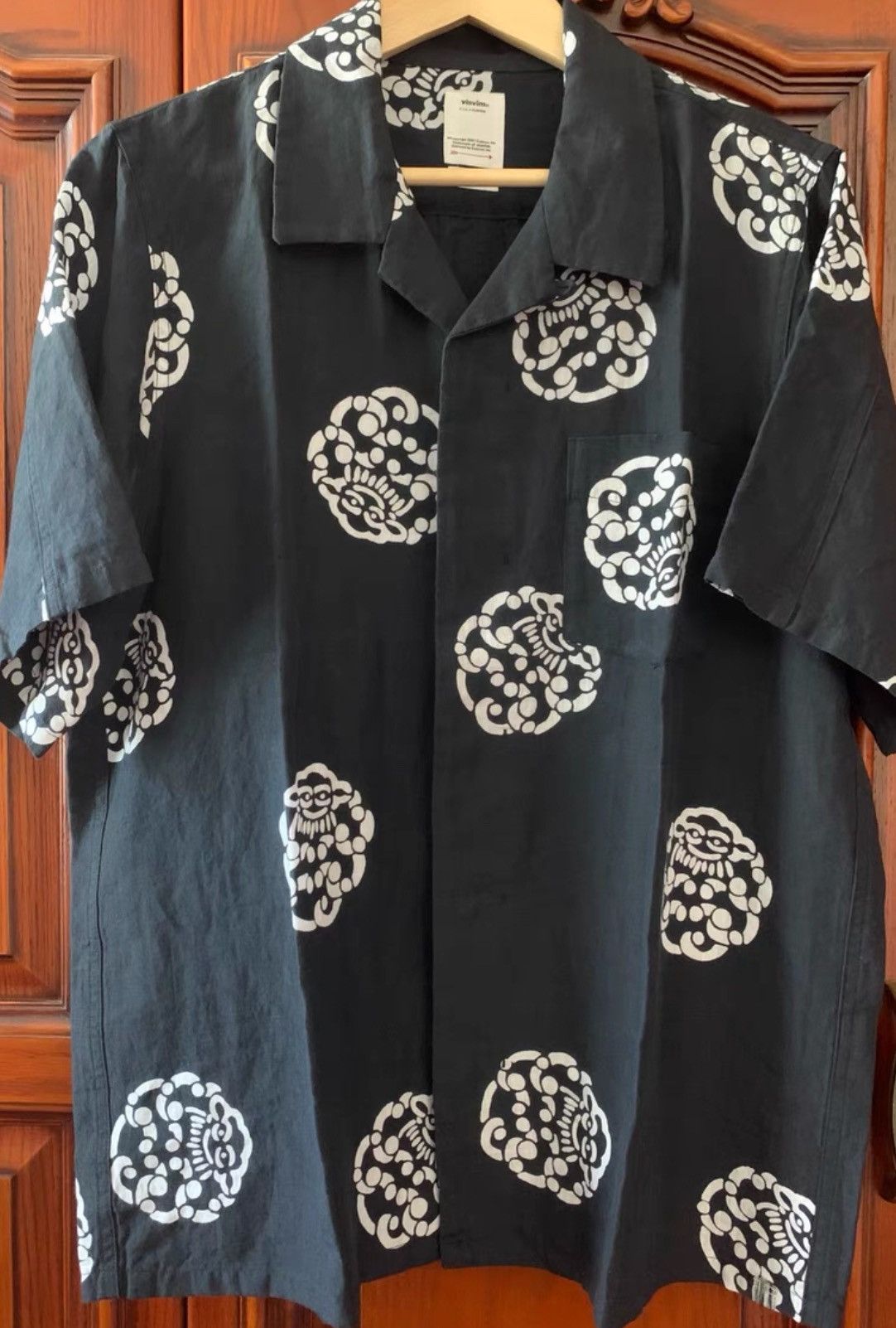 image of Visvim 21Ss Free Edge Cloud Shirts in Black, Men's (Size Large)