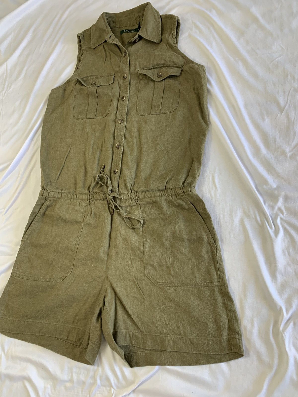Ralph Lauren Dark green jumpsuit romper from ralph laurent Size 26" / US 2 / IT 38 - 6 Thumbnail
