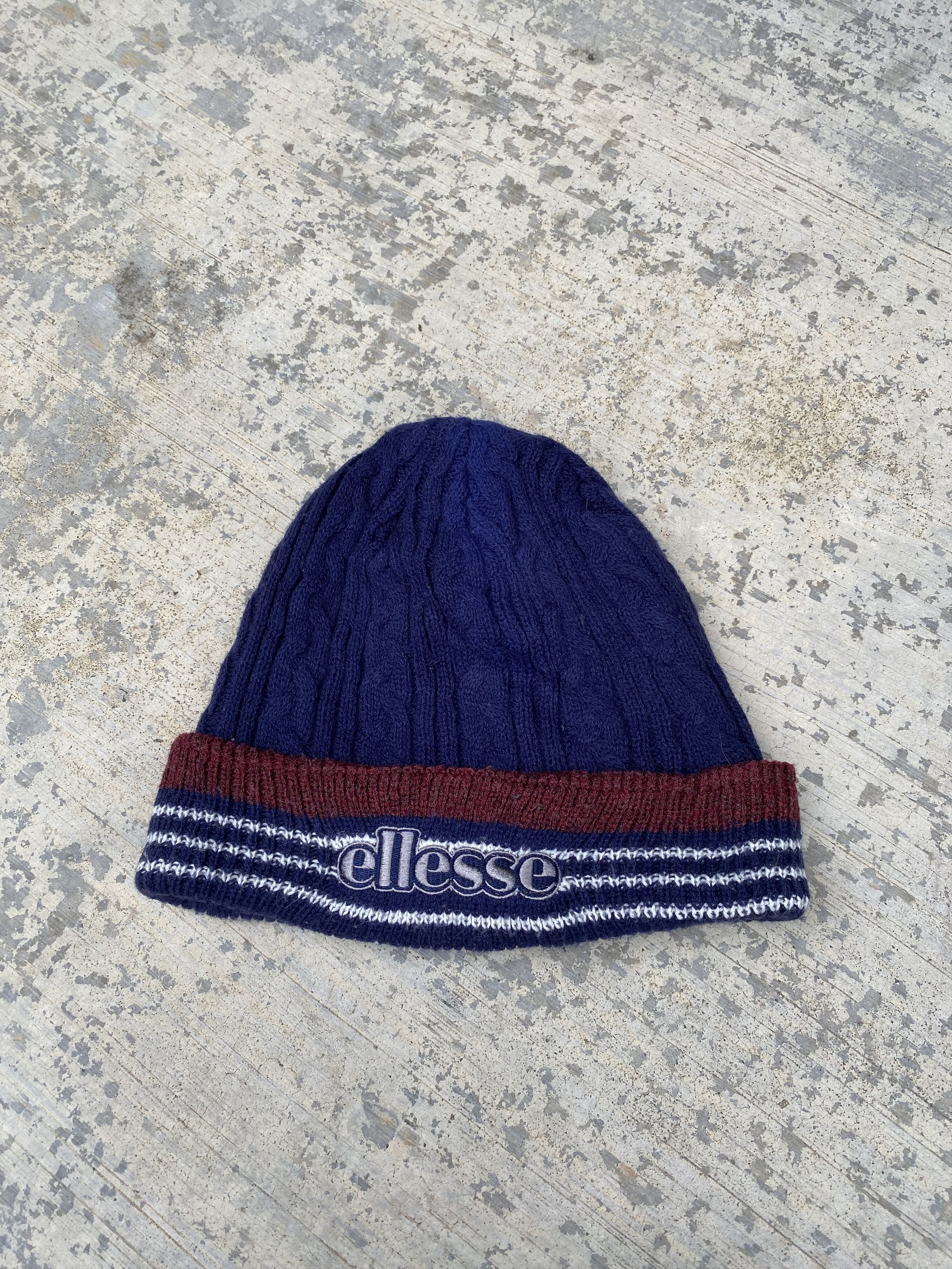 Ellesse Vintage Ellesse spellout beanie hat Size ONE SIZE - 1 Thumbnail
