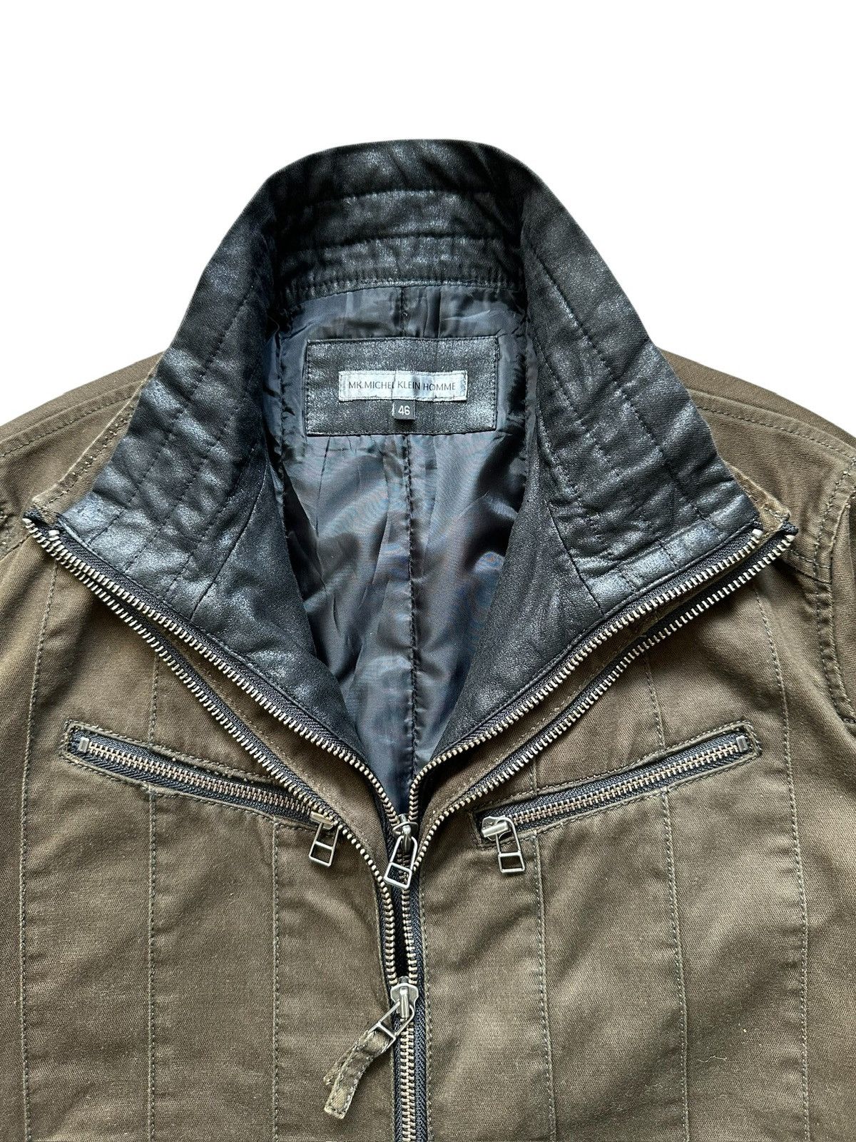 Michel Klein 00's MK Homme J-rock double zipper rider jacket Size US S / EU 44-46 / 1 - 6 Thumbnail