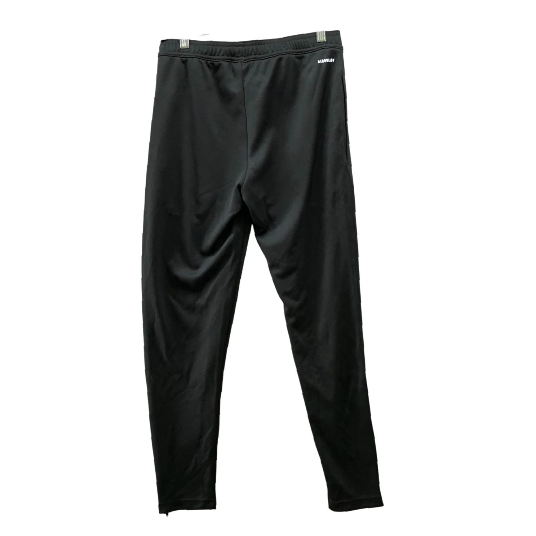 Adidas Adidas Entrada 22 Training Pant Mens S Black Zip Ankle Tapered Leg Sweatpants Activewear Athletic Pockets Size US 29 - 2 Thumbnail