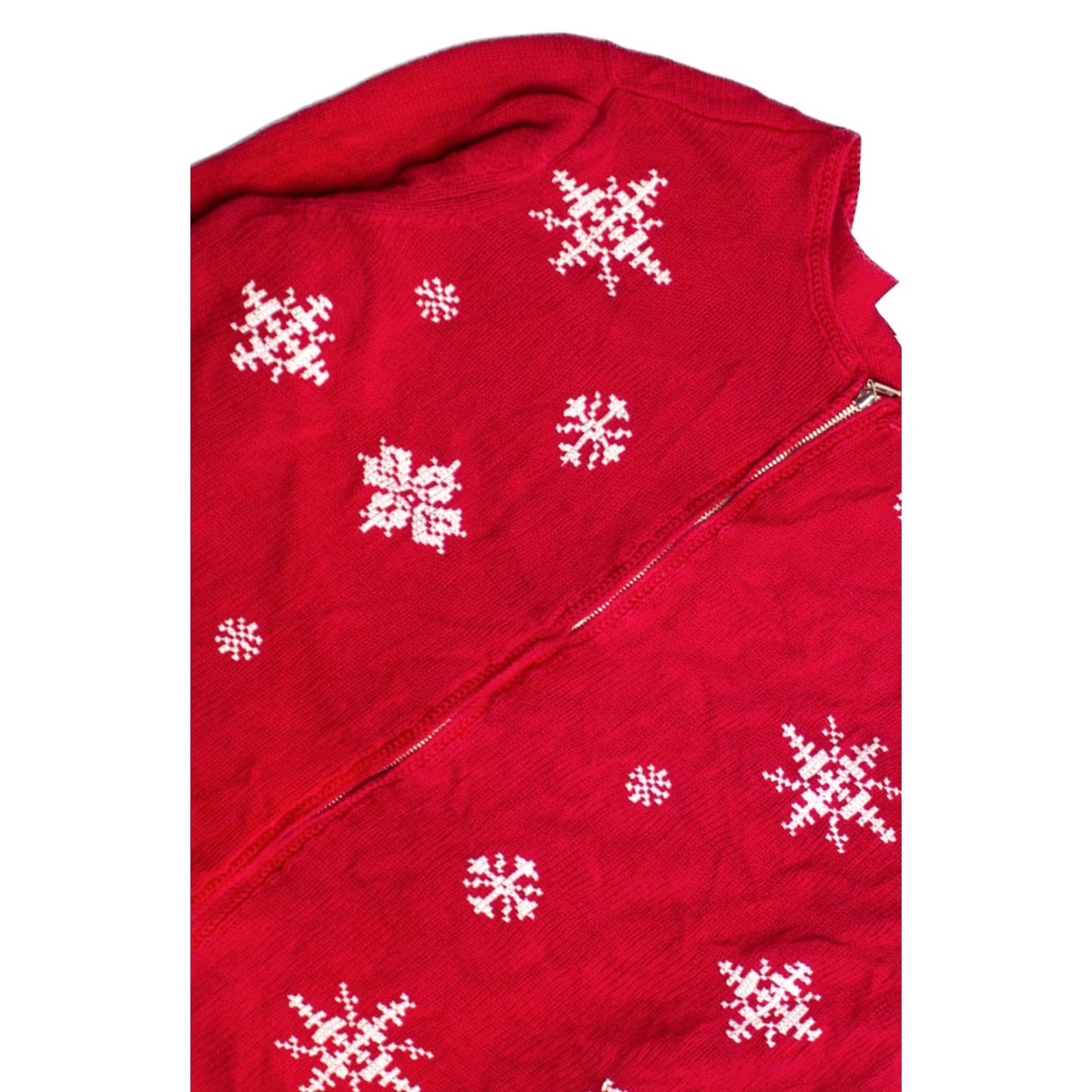 Vintage VINTAGE Casual Corner Red Ugly Christmas Sweater Shirt Adult XS? Size XL / US 12-14 / IT 48-50 - 2 Thumbnail