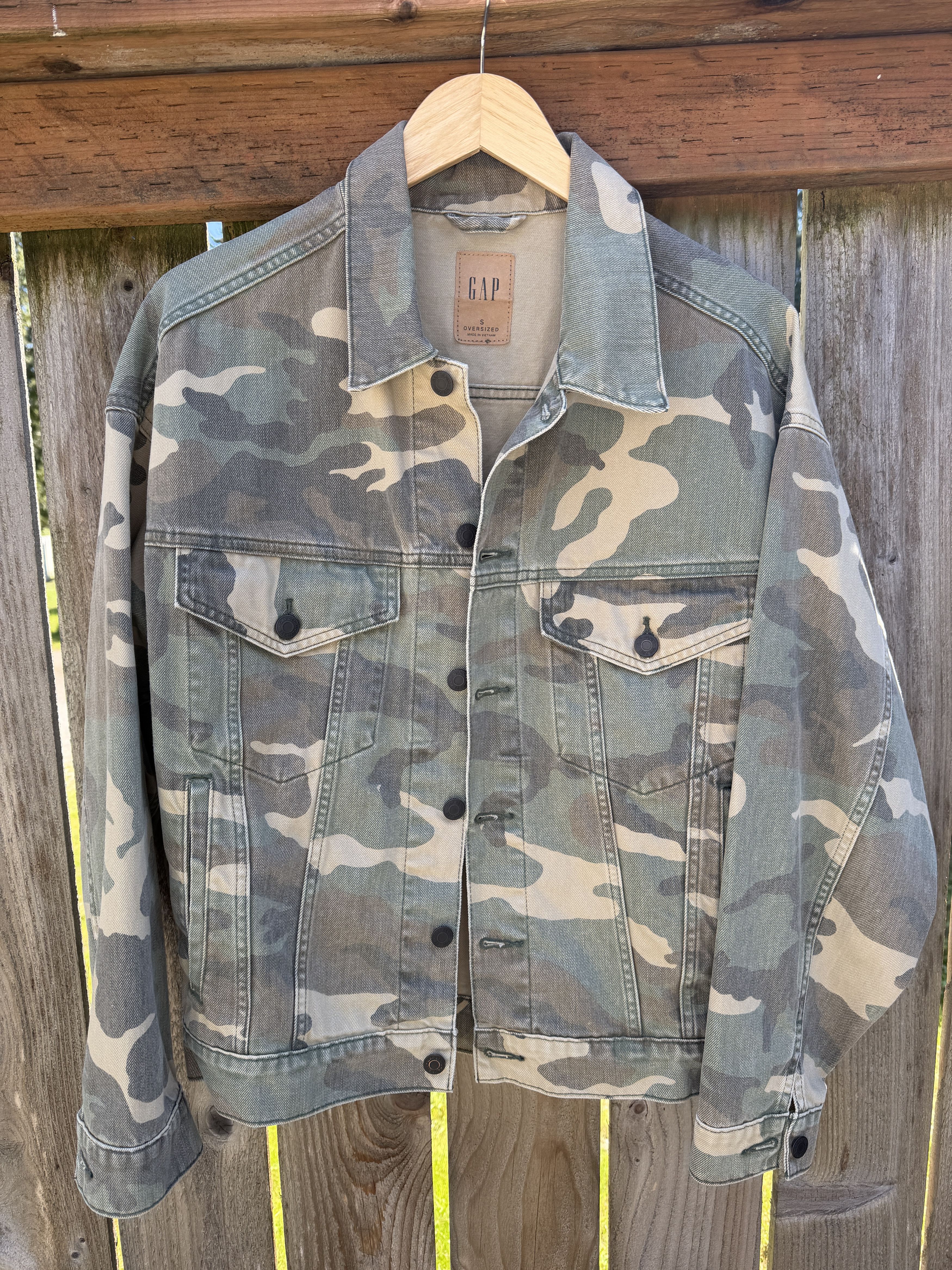 Gap Gap Denim Trucker Camo Size US S / EU 44-46 / 1 - 3 Thumbnail