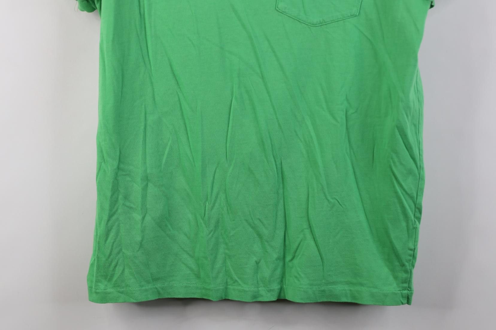 Polo Ralph Lauren Vintage Y2K Ralph Lauren Cotton Pocket T-Shirt Lime Green Size US M / EU 48-50 / 2 - 3 Thumbnail